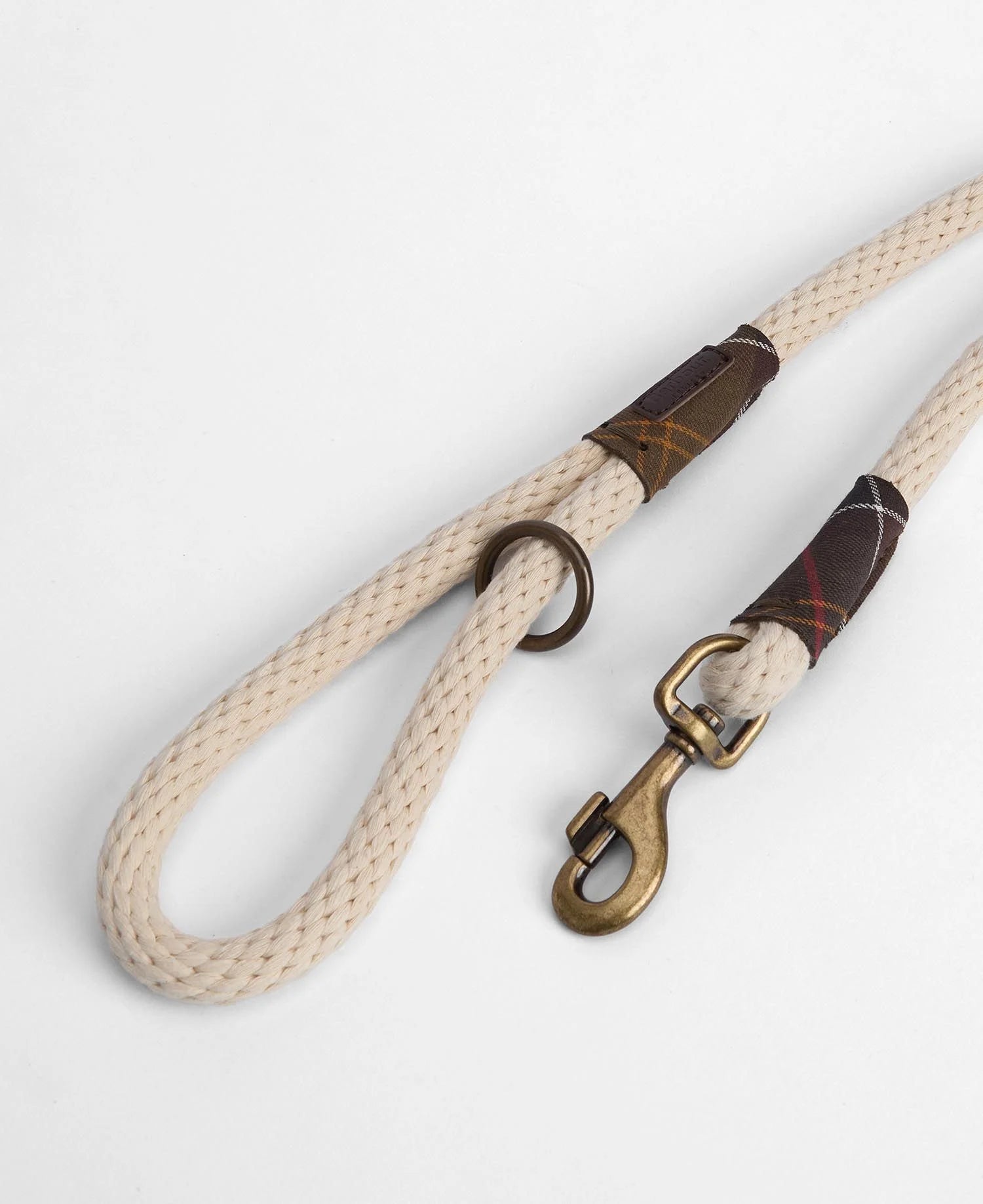 Barbour Rope Dog Lead - Natural