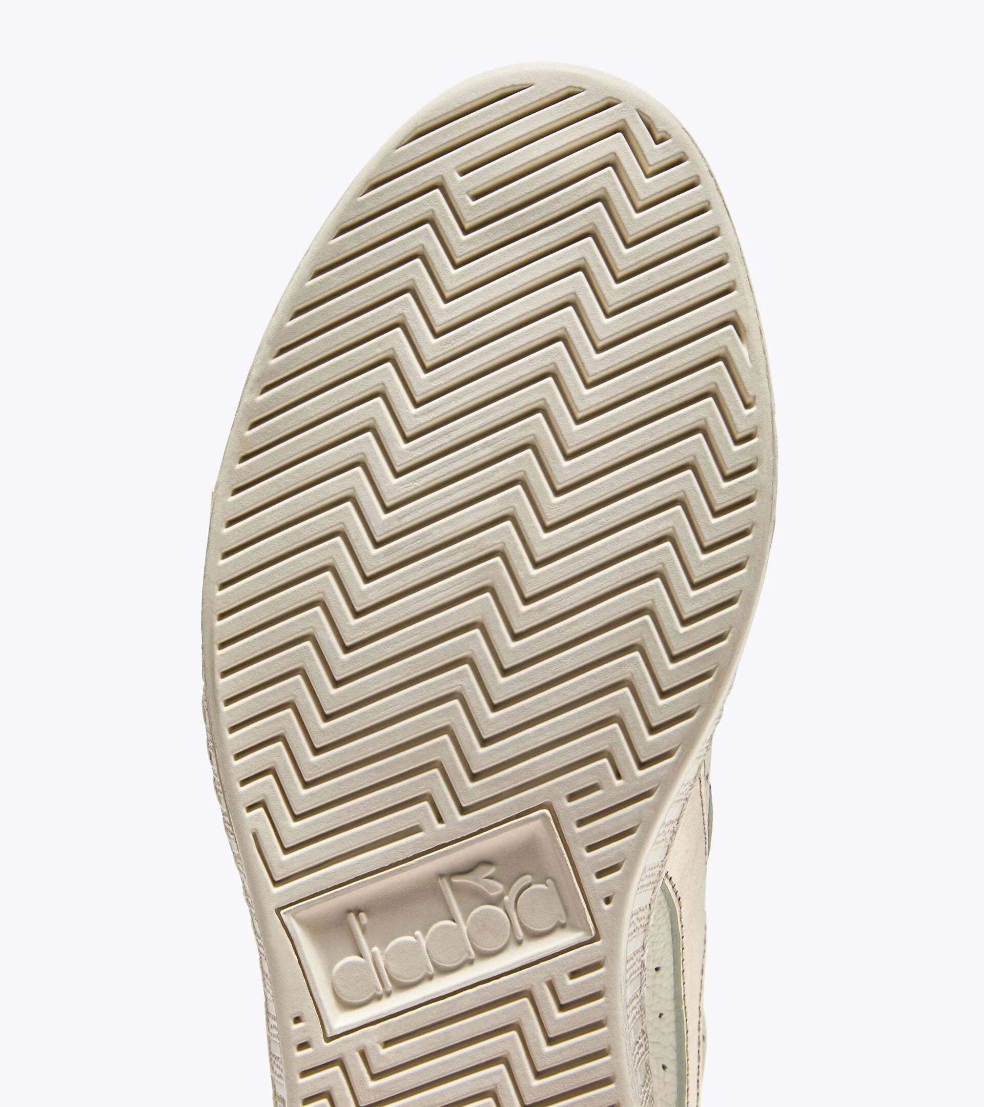 Diadora Game L Low Waxed Metal Trainers - White/Frozen Dew