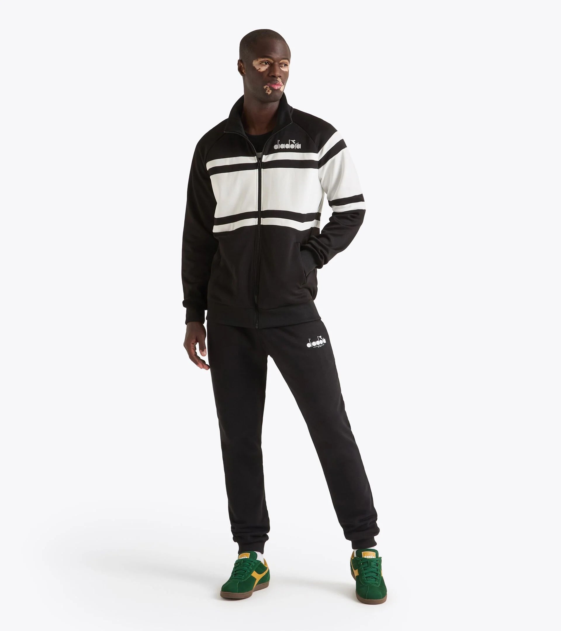Diadora Jacket 80s - Optical White/Black