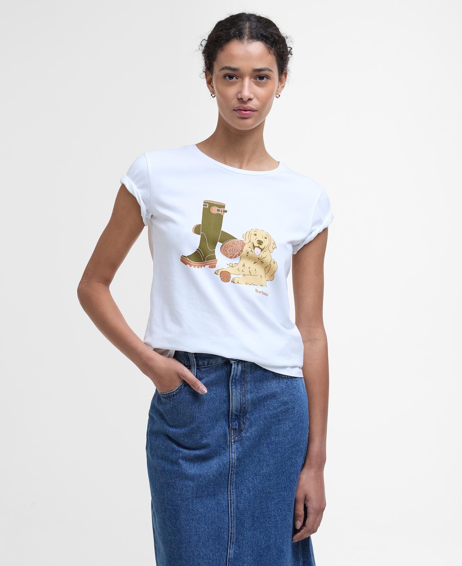 Barbour Rowan T-Shirt - White