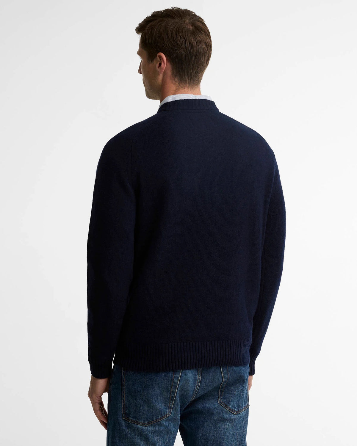 Barbour Newton Crew Neck Sweater - Navy