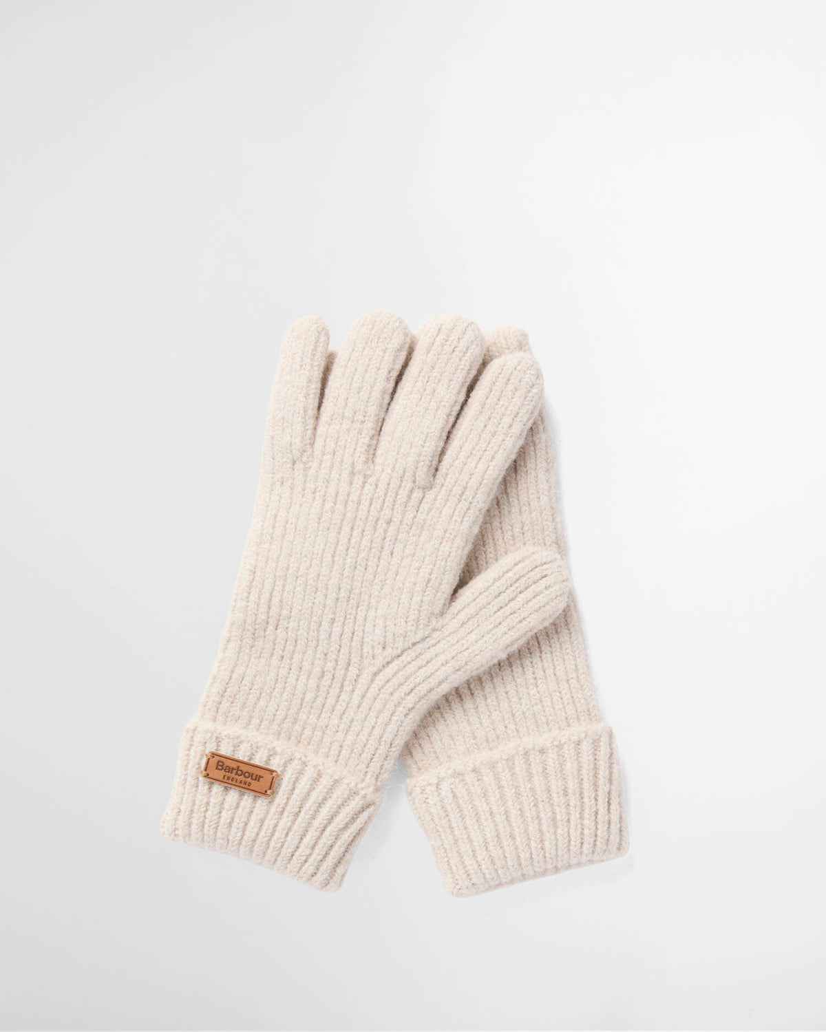 Barbour Pendle Beanie & Gloves Set - Eggshell