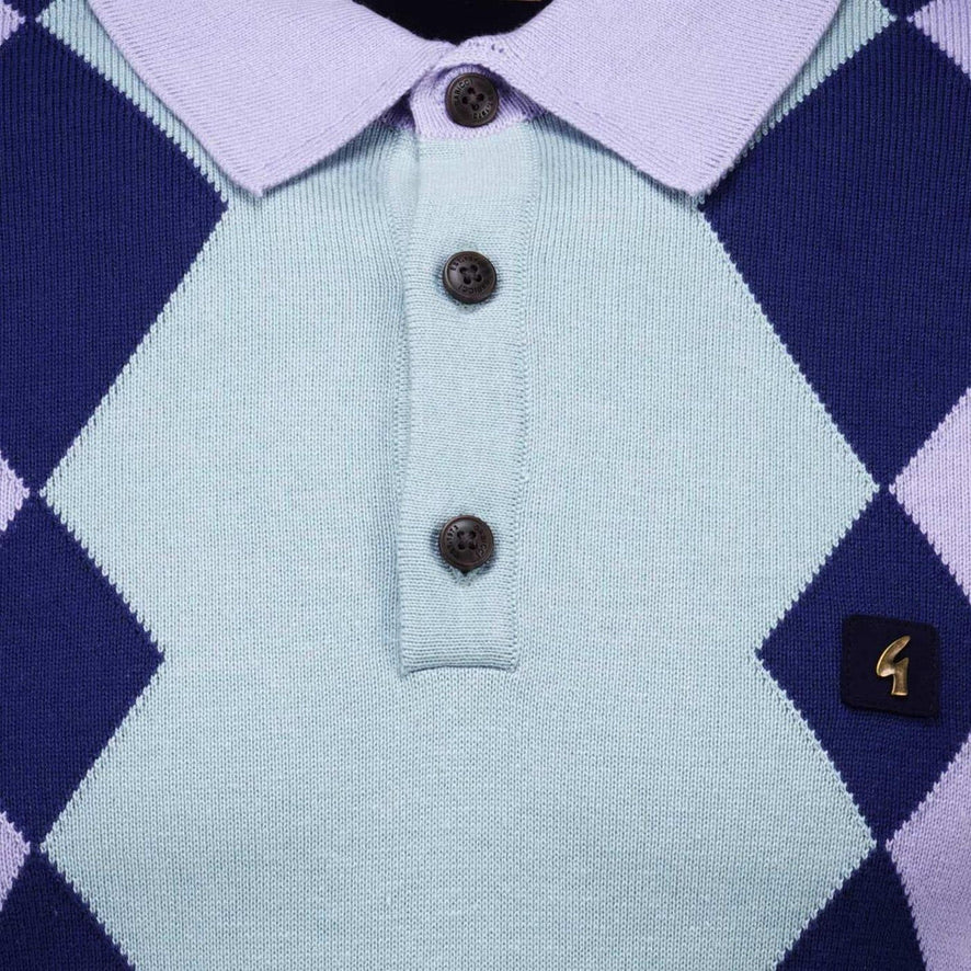 Gabicci Vintage Bond Polo - Heather