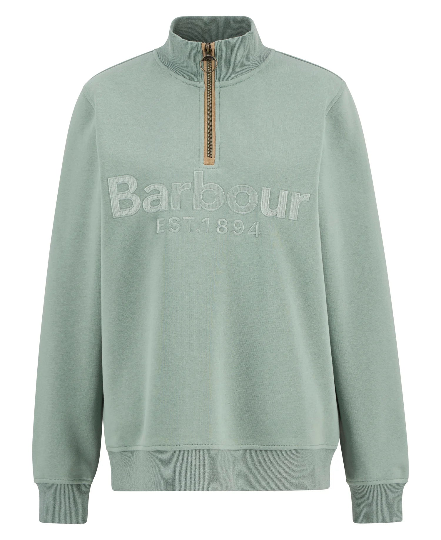Barbour Cynthia Half Zip Sweatshirt - Blue Sage