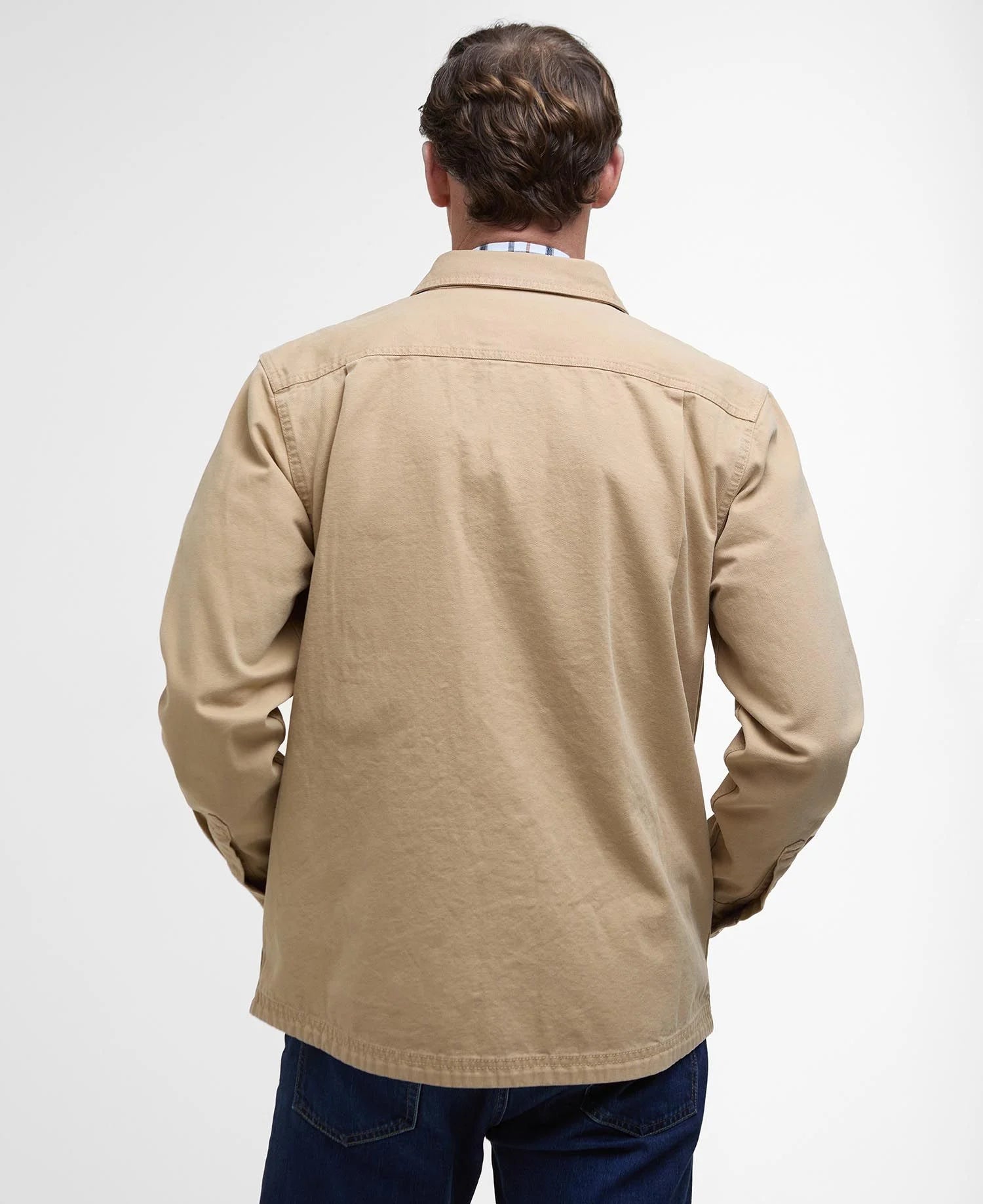 Barbour Lingfield Overshirt - Dark Stone