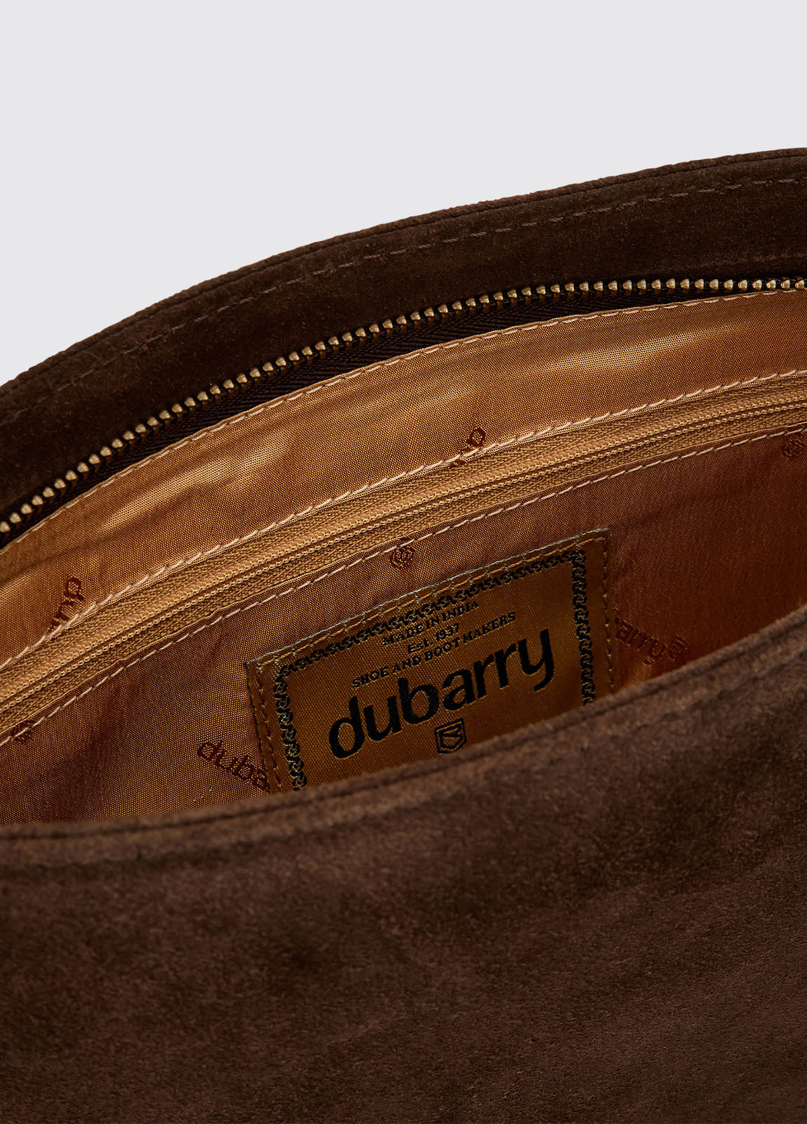 Dubarry Millymount Suede Clutch Bag - Cigar