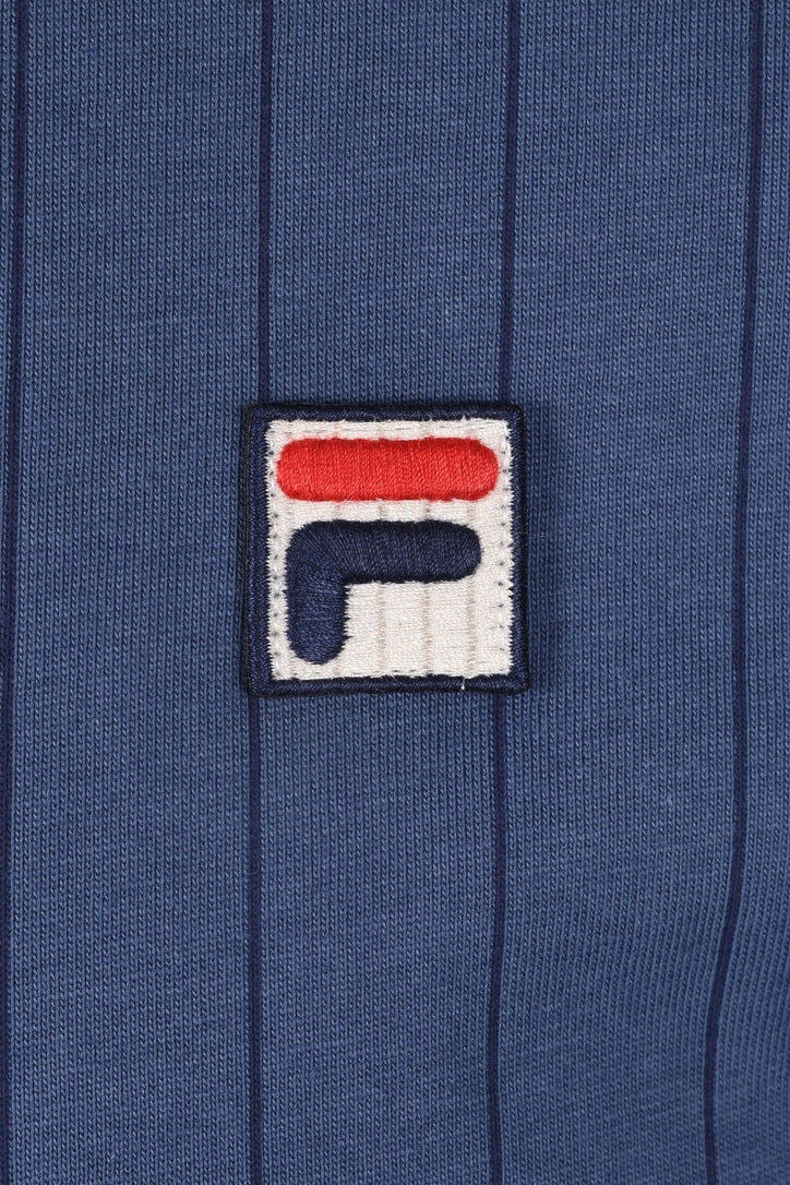 FILA Classic Vintage Striped Polo - Vintage Indigo
