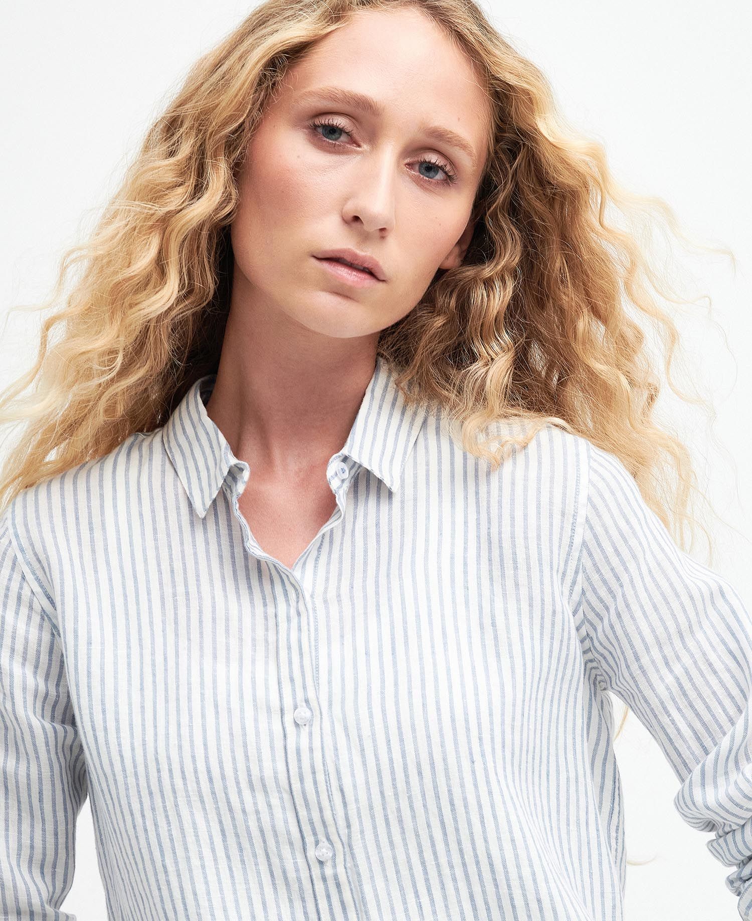 Barbour Marine Shirt - Chambray Stripe