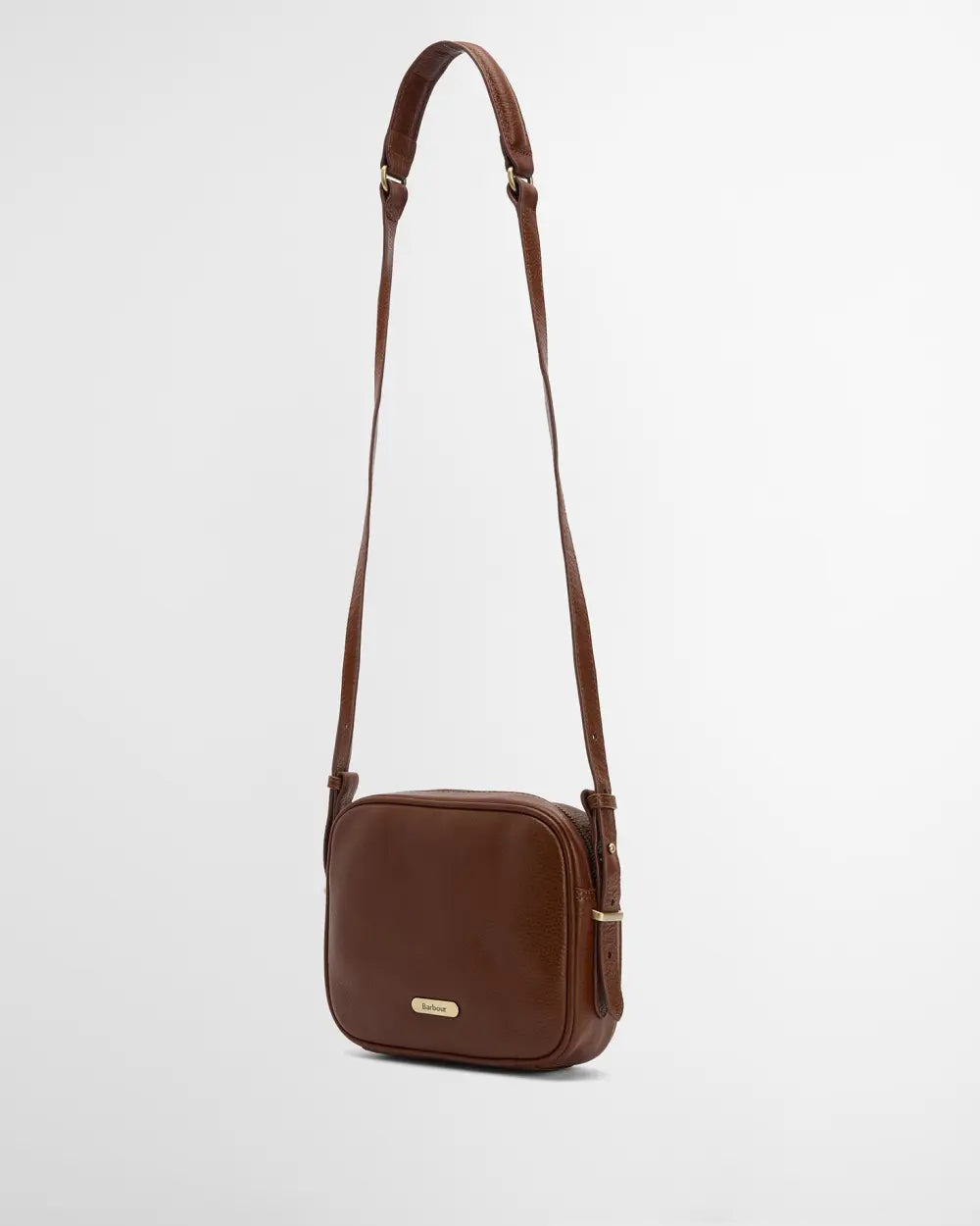 Barbour Daphne Leather Crossbody Bag - Brown