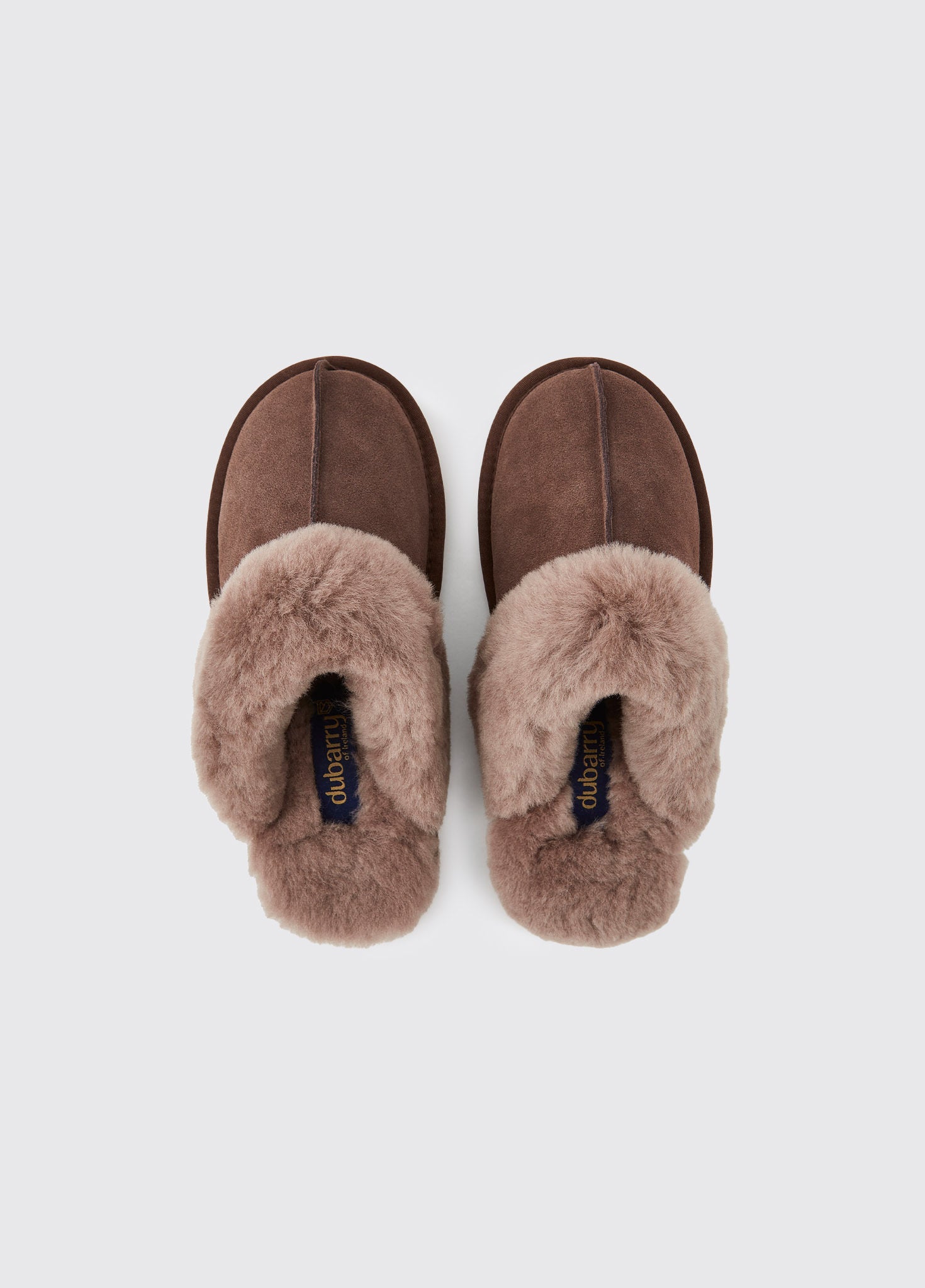 Dubarry Rockmill Mule Slippers - Cigar