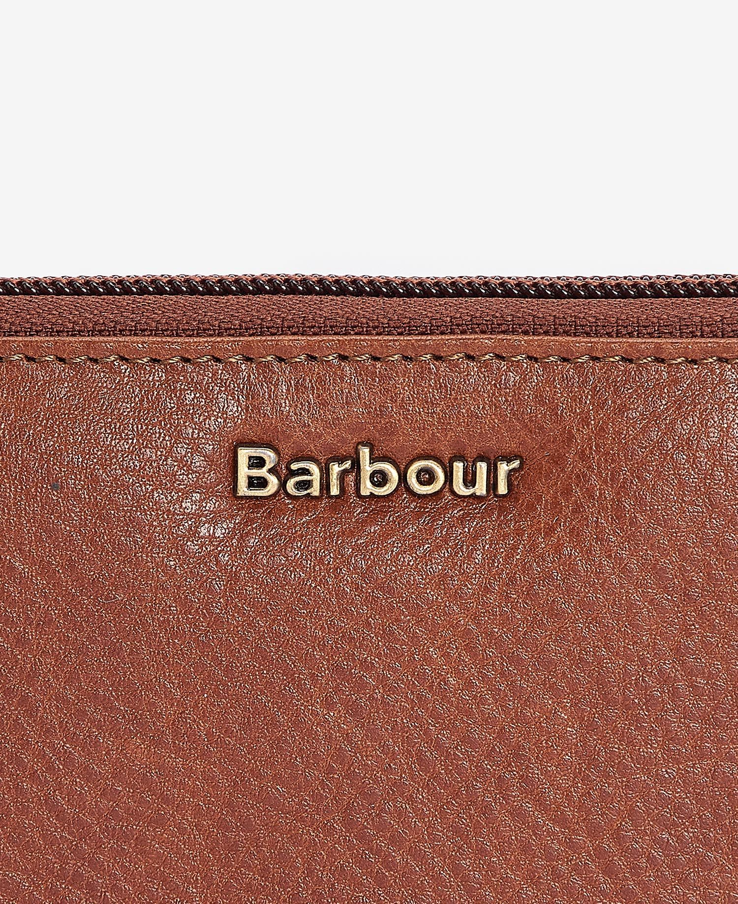 Barbour Laire Leather Medium Purse - Brown