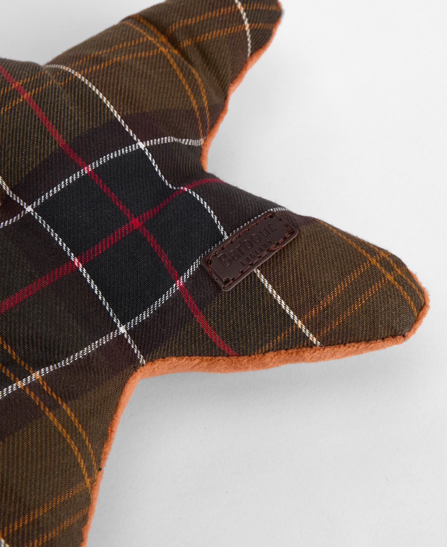 Barbour Starfish Dog Toy - Classic Tartan