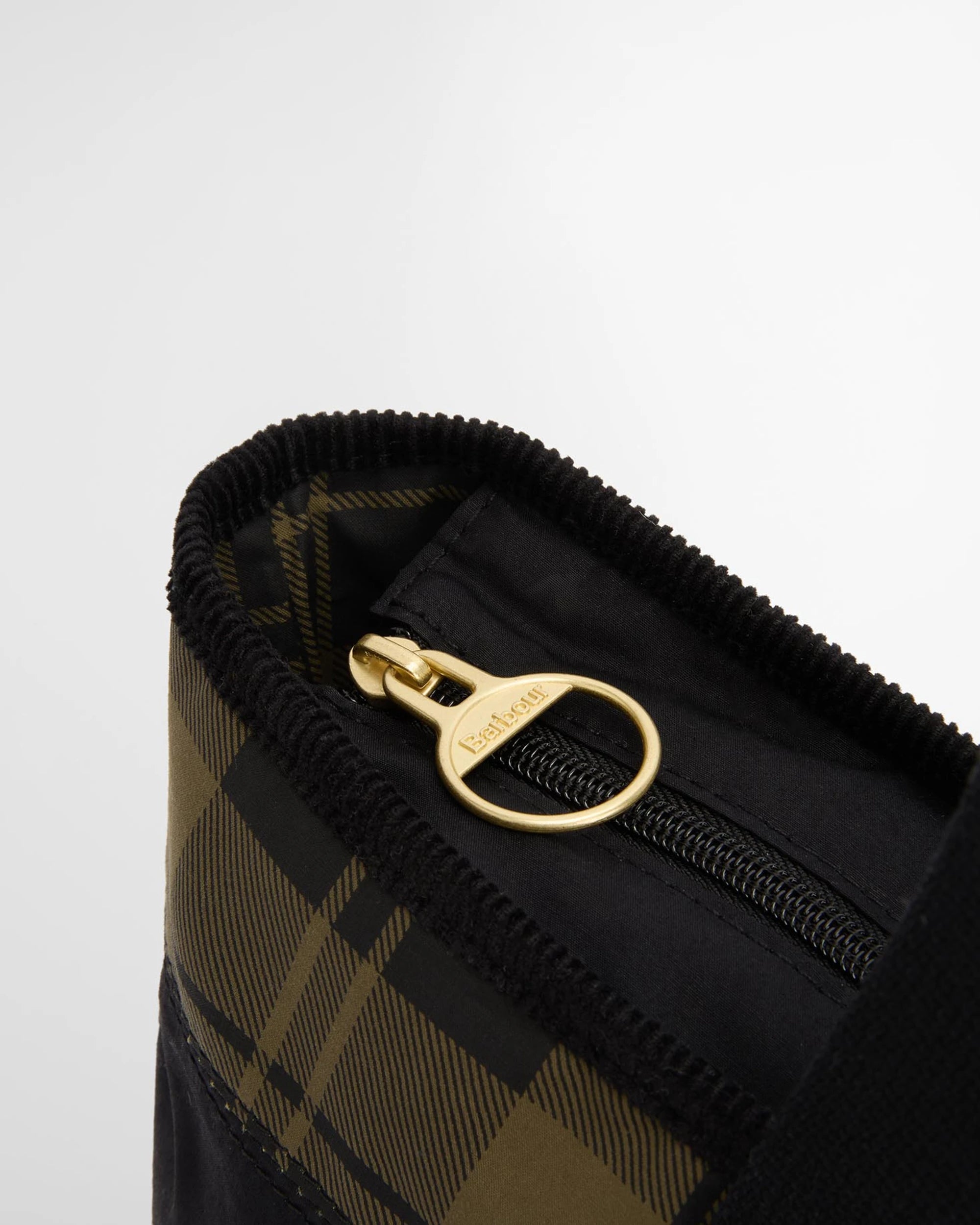 Barbour Mya Tote Bag - Black/Olive Check
