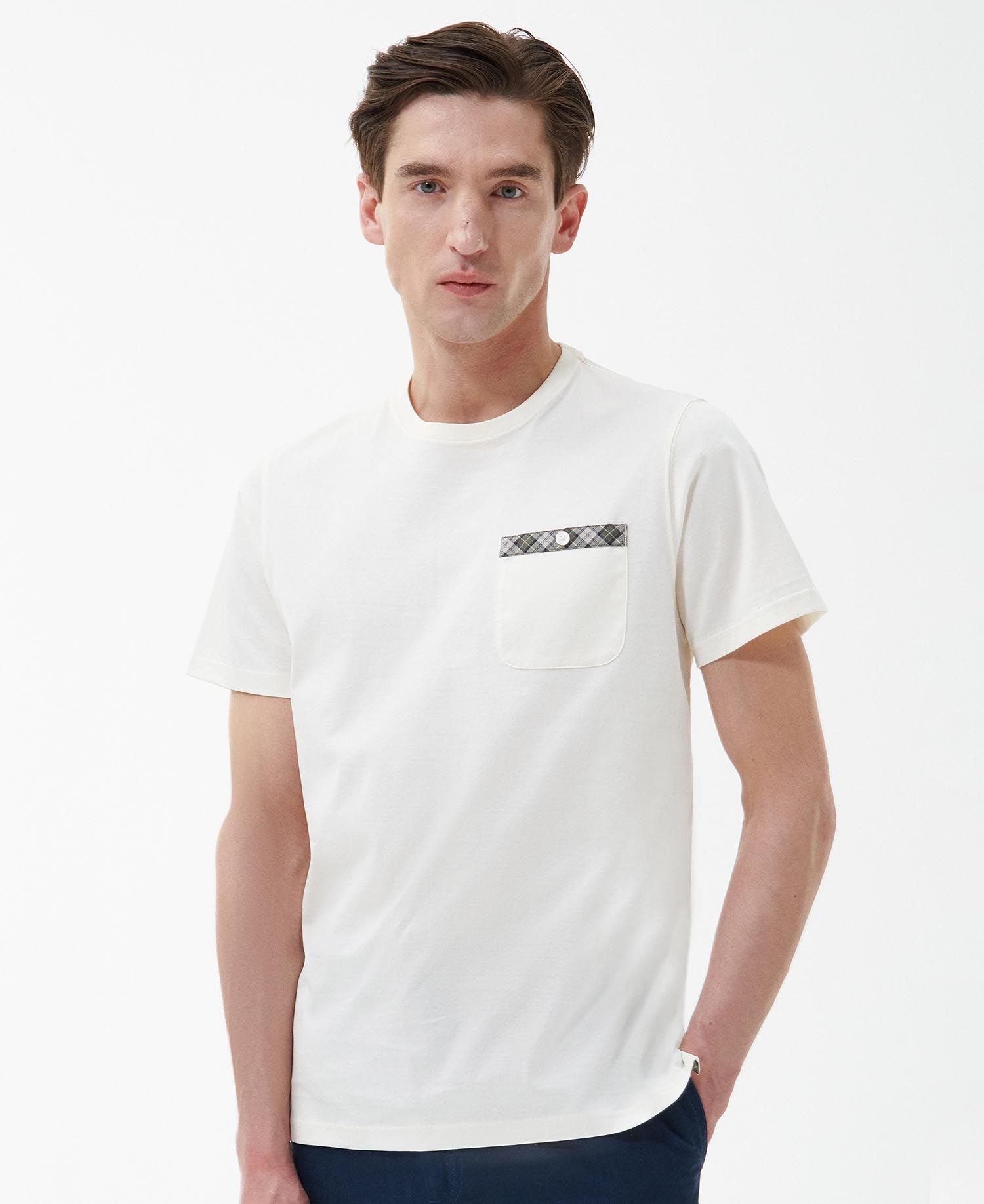 Barbour Durness Pocket T-Shirt - Whisper White