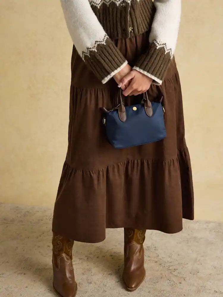 Joules Edie Navy Mini Cross Body Bag