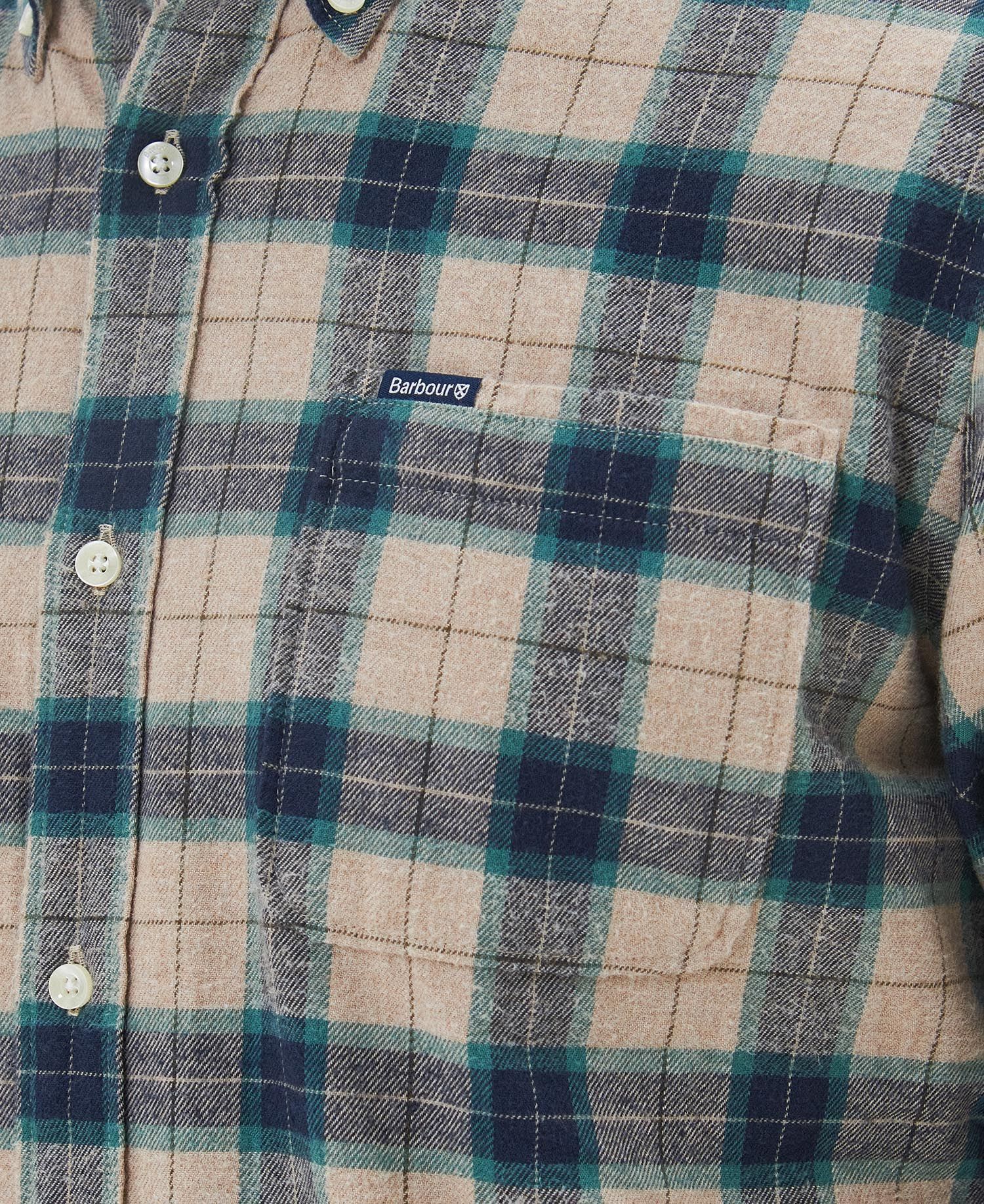 Barbour Castlebridge Tailored Shirt - Stone Marl