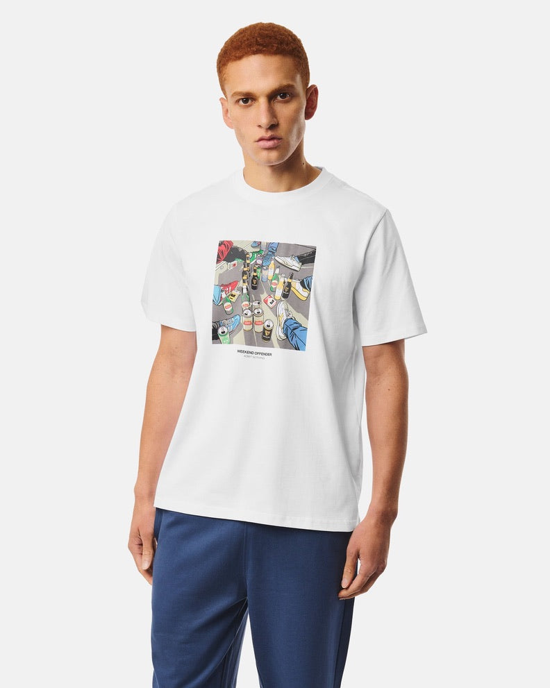 Weekend Offender Imbibo T-Shirt - White