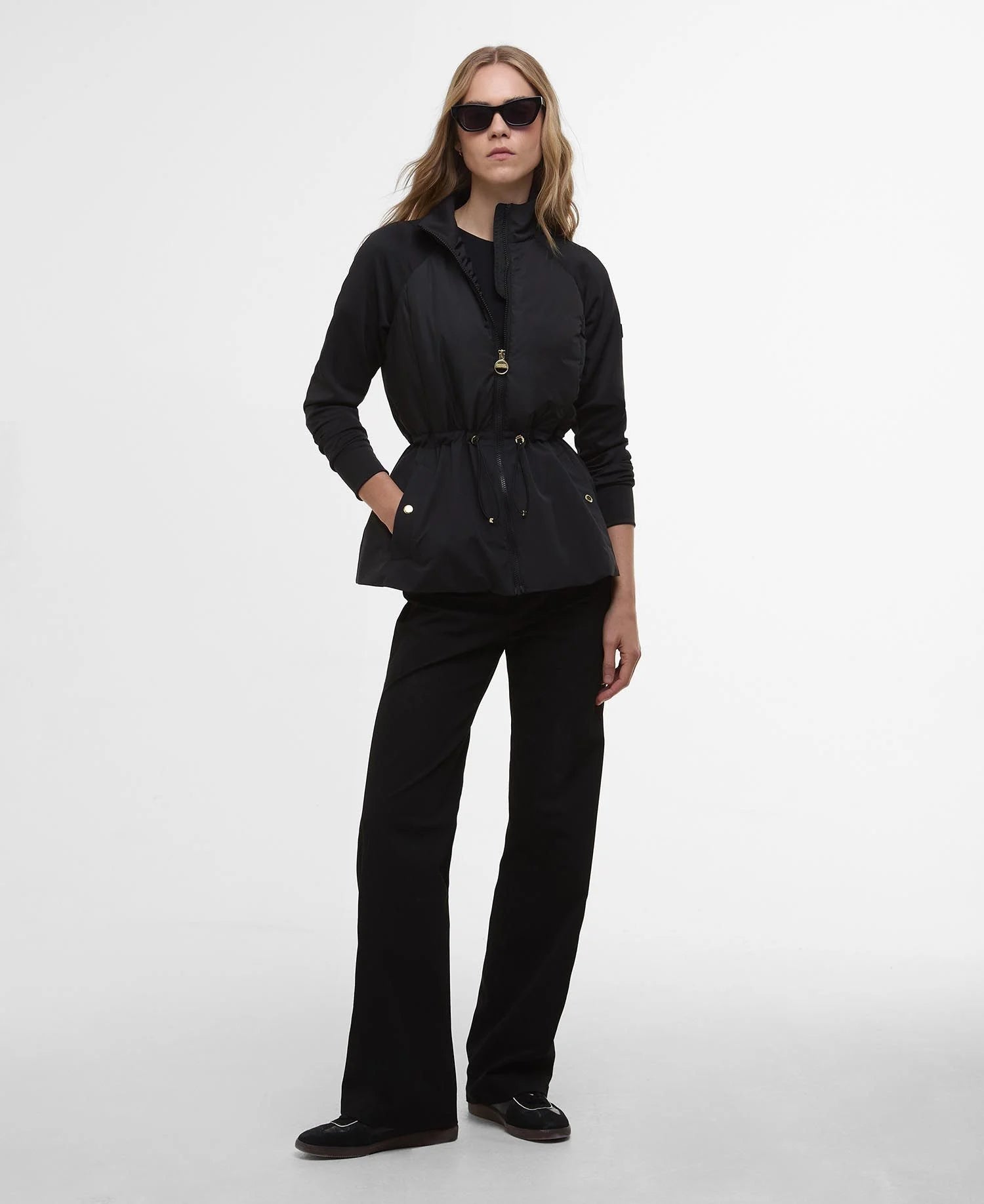 Barbour International Caprice Quilted Sweatshirt - Black
