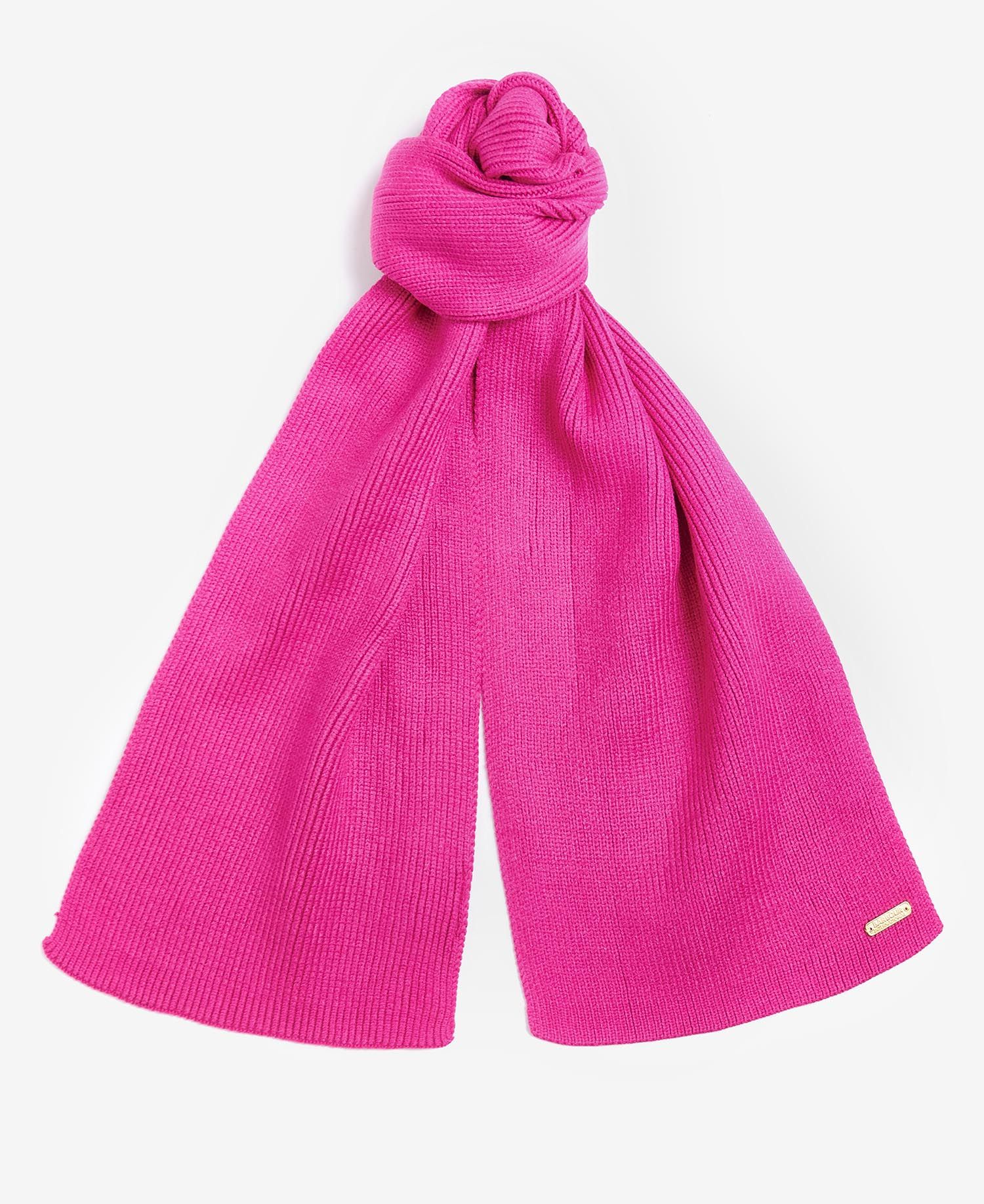 Barbour international Mallory Beanie & Scarf Gift Set - Fushia Lily