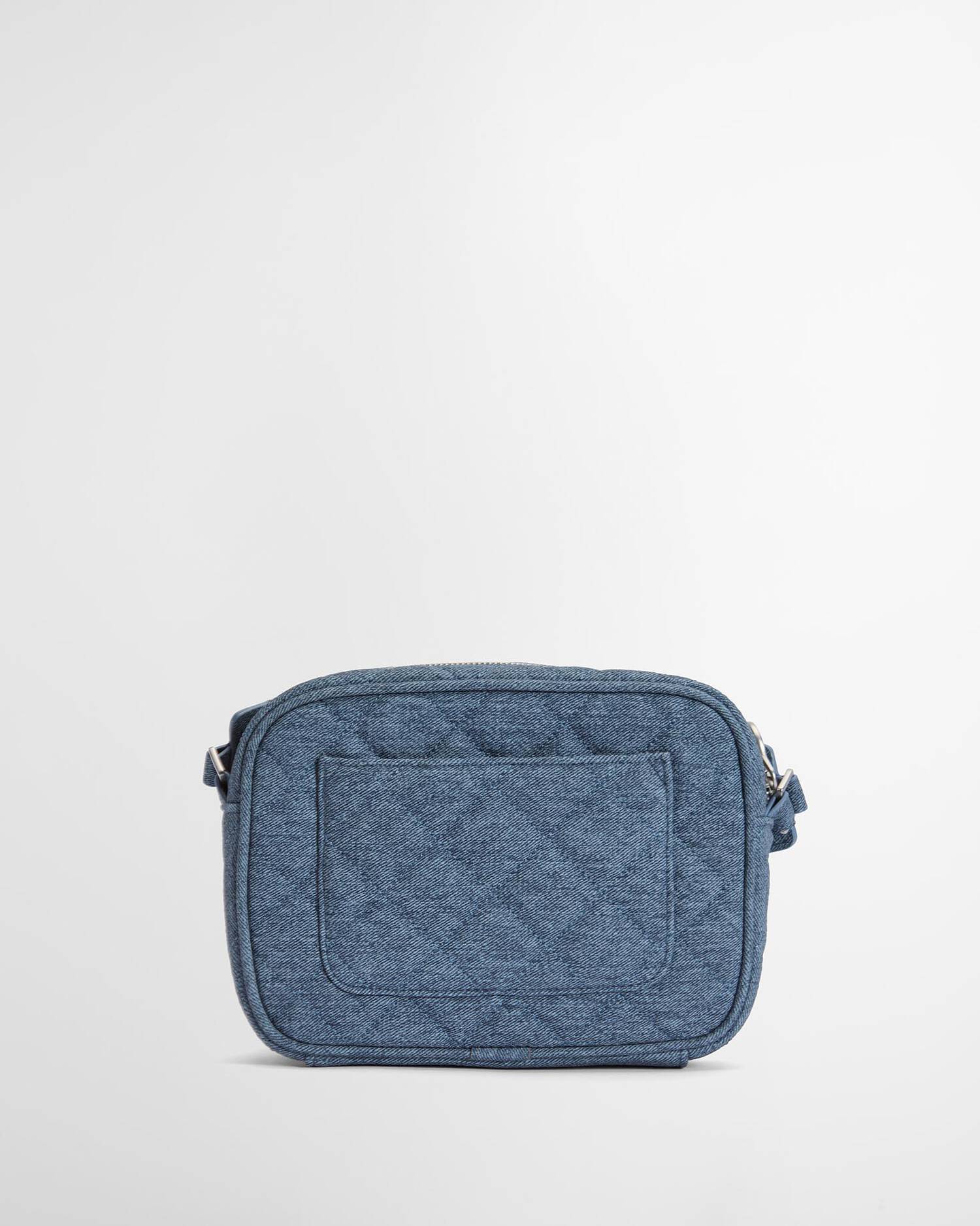 Barbour International Denim Quilted Sloane Crossbody Bag - Light Denim