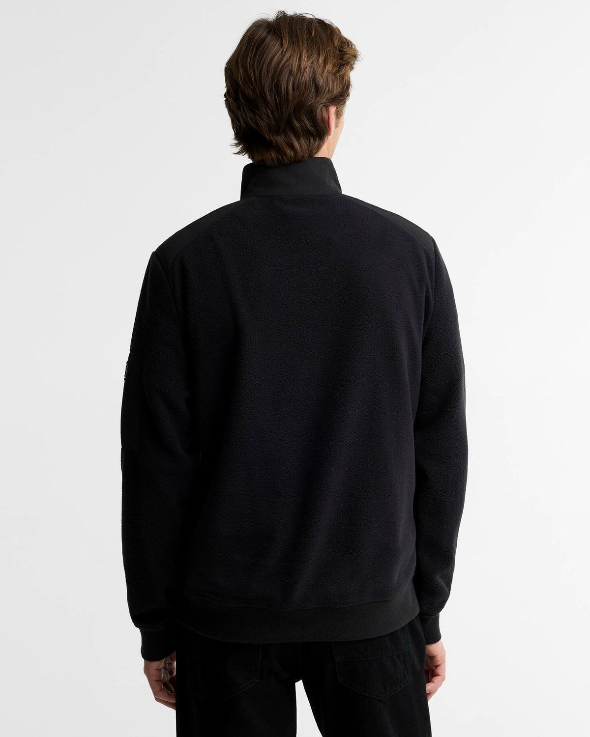 Barbour International Burnhope Quilted Sweat - Black