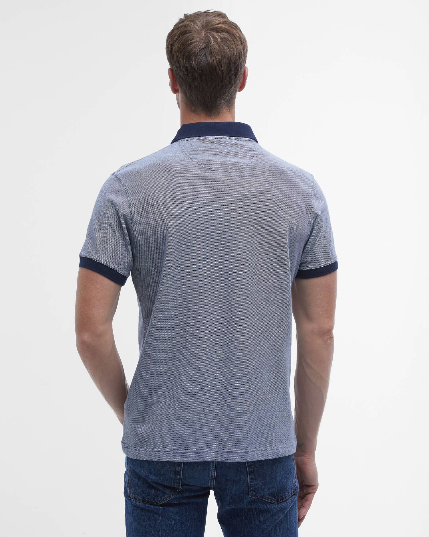 Barbour Sports Polo Shirt Mix - Midnight