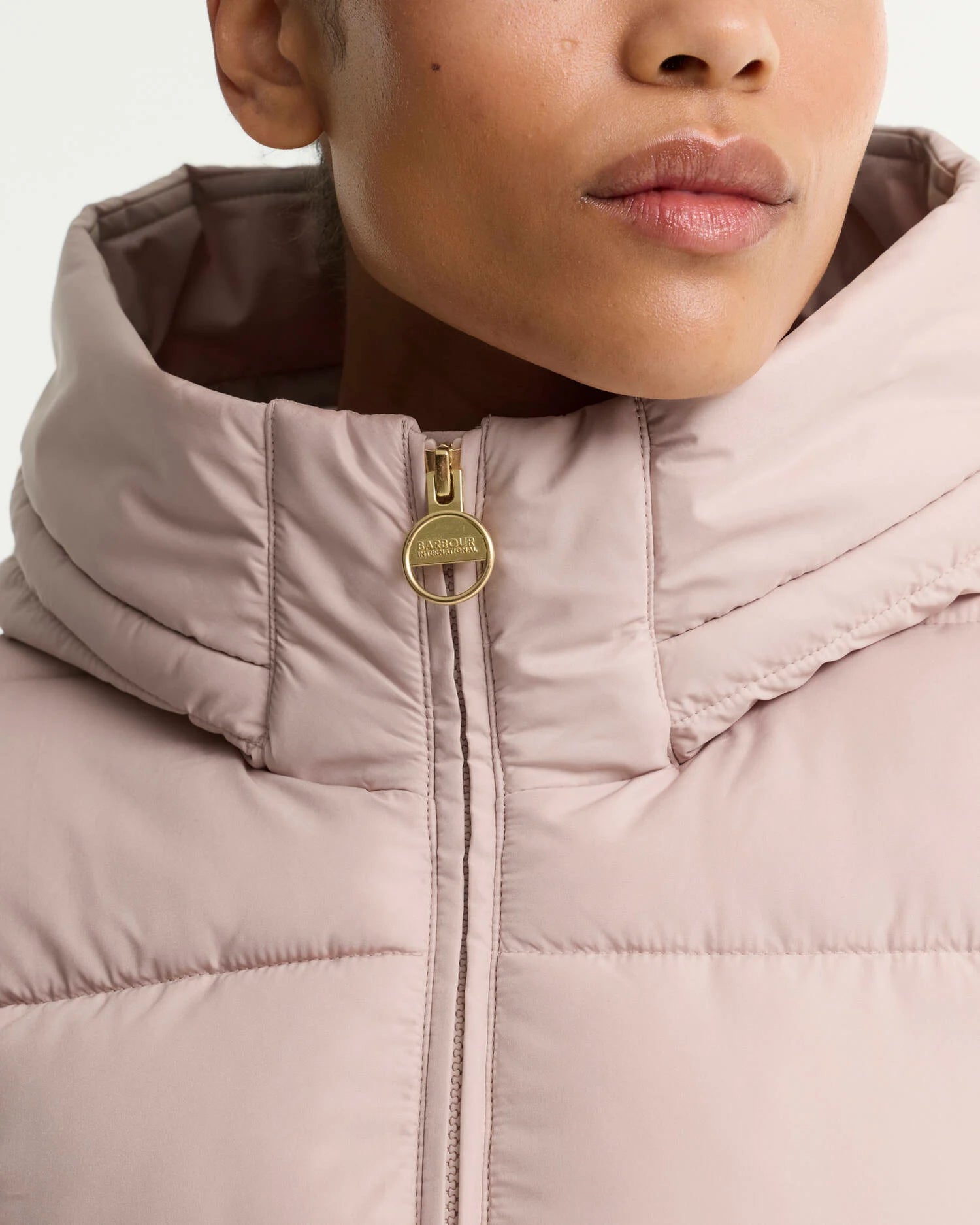Barbour International Conway Quilted Sweat - Nutmeg