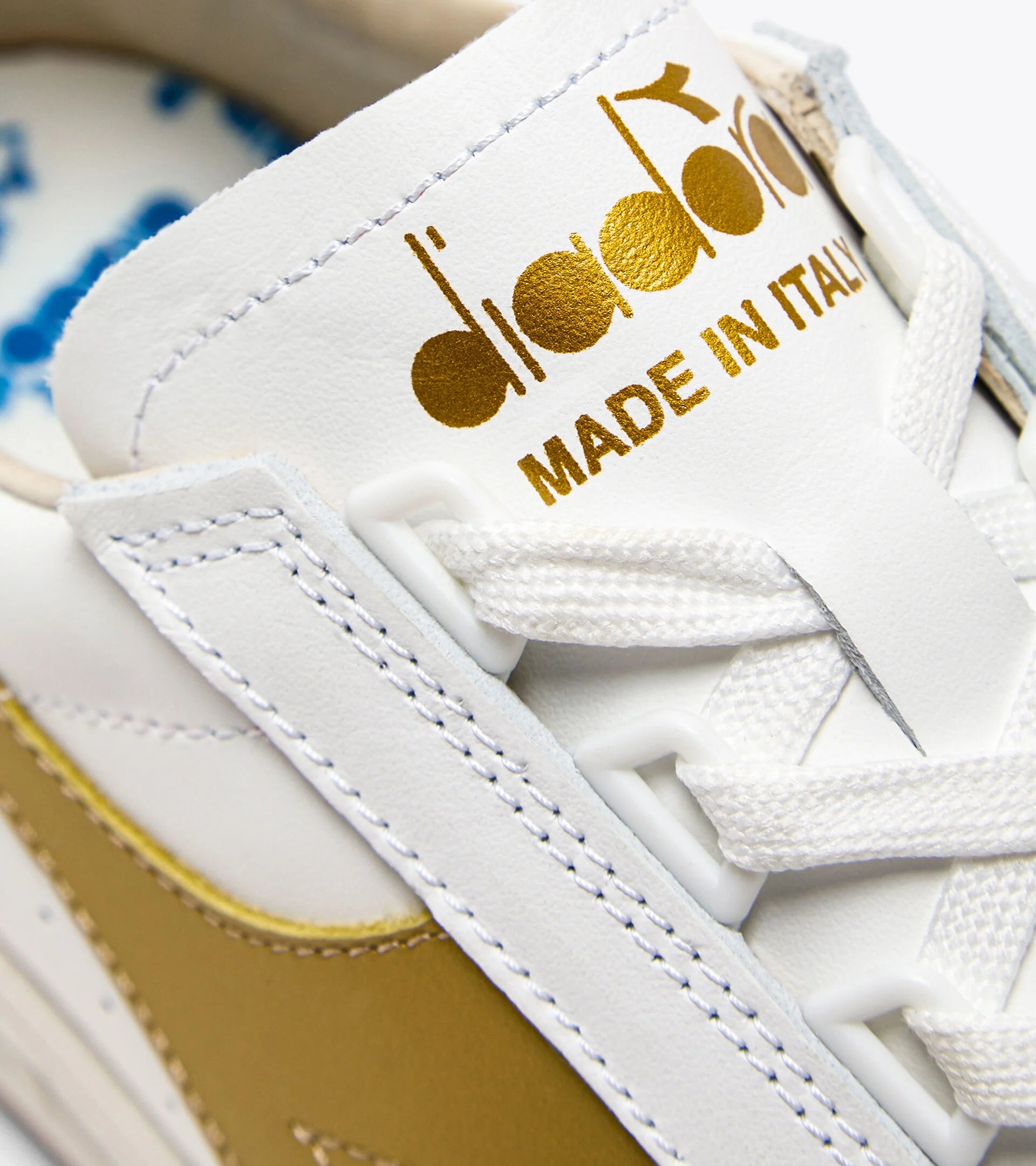 Diadora B.Elite Heritage Italia Sport - White/Gold