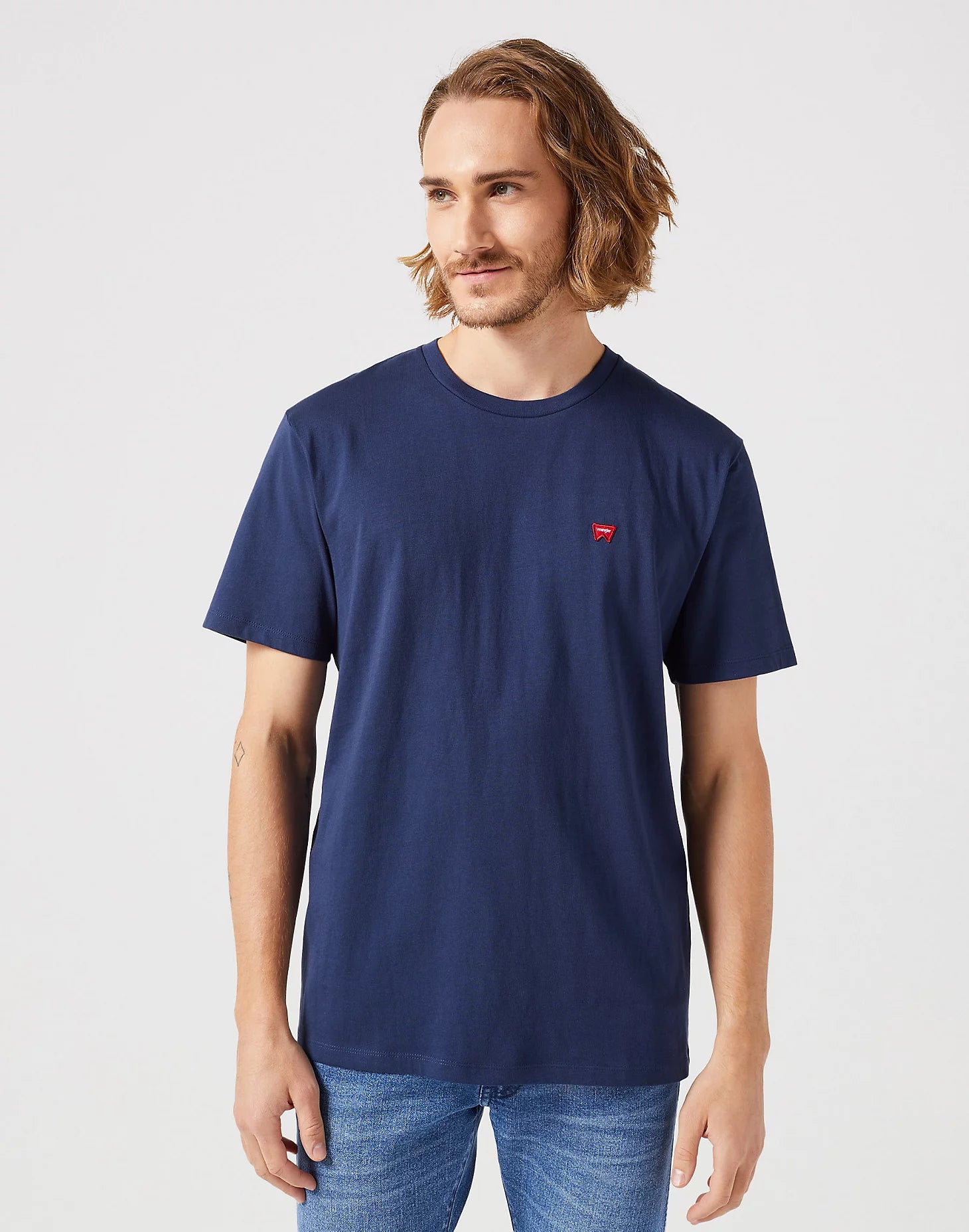 Wrangler Sign Off T-Shirt - Navy