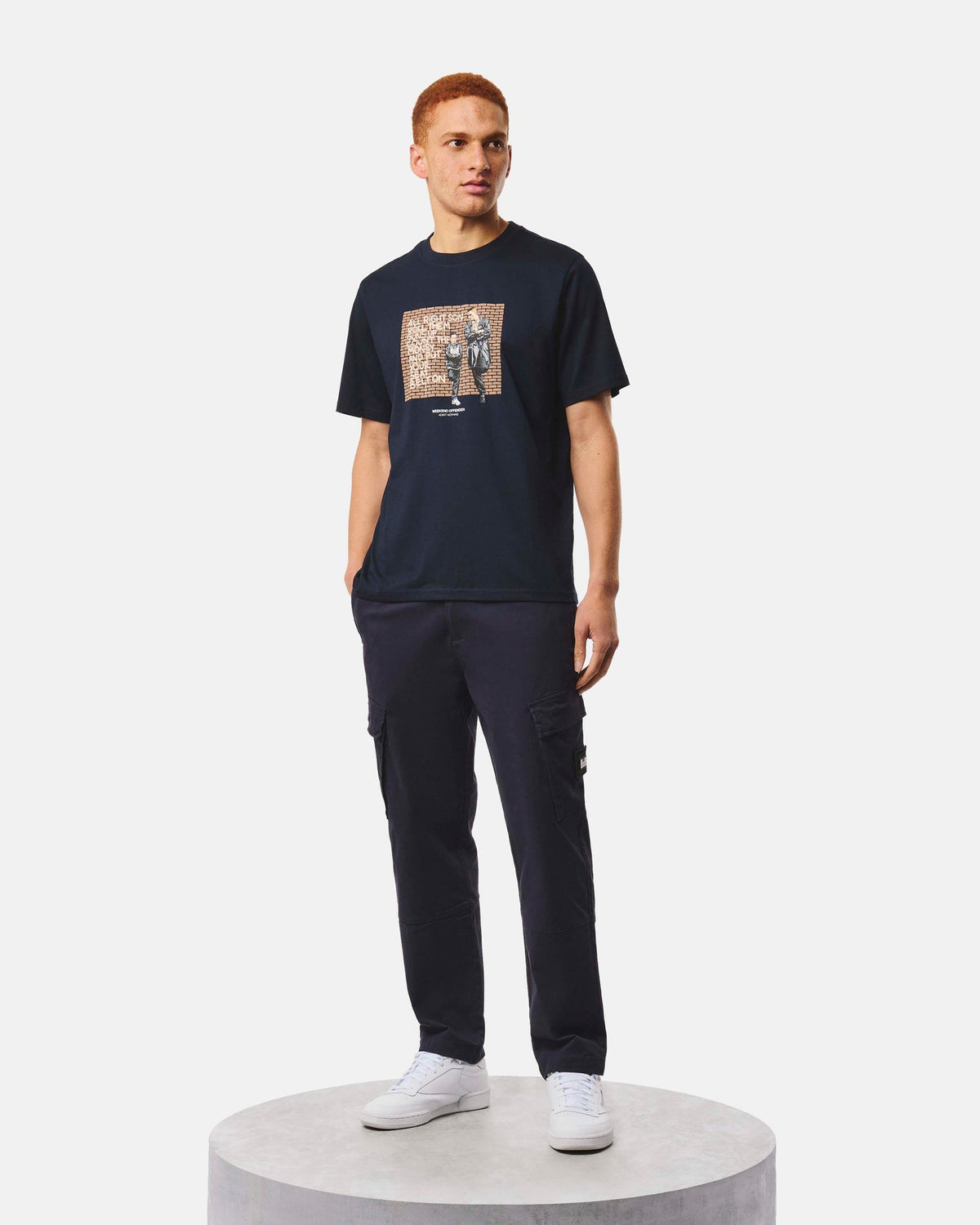 Weekend Offender Pater T-Shirt - Navy