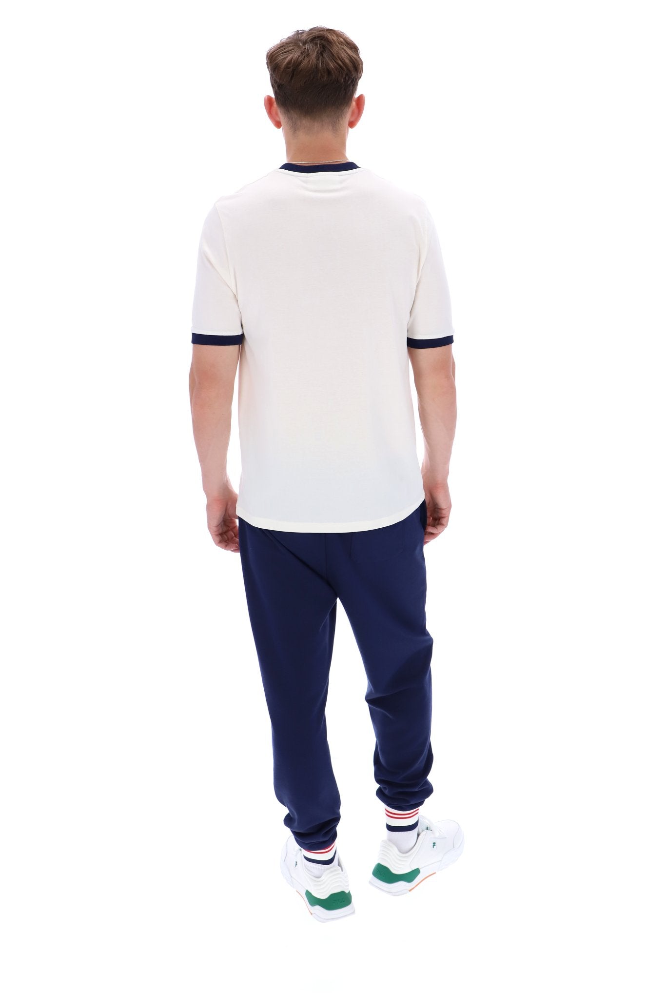 FILA Marconi T-shirt - White/Fila Navy