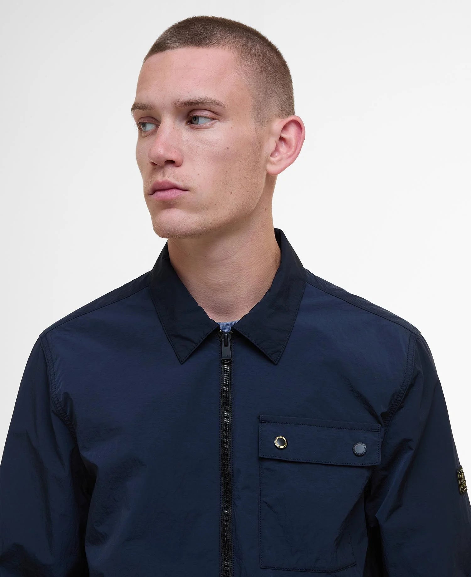 Barbour International Inline Overshirt - Sapphire Navy