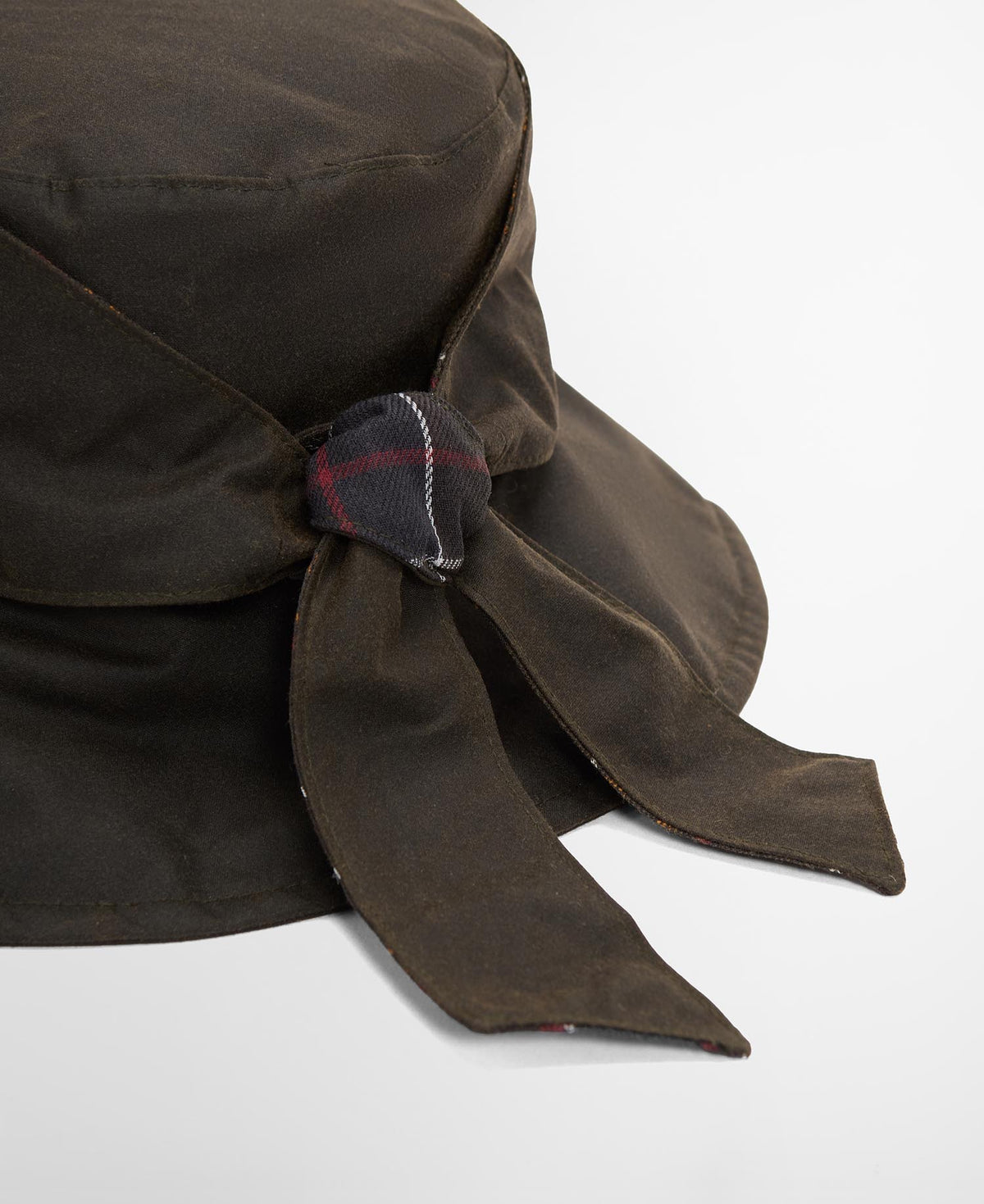 Barbour Brambling Waxed Hat - Olive
