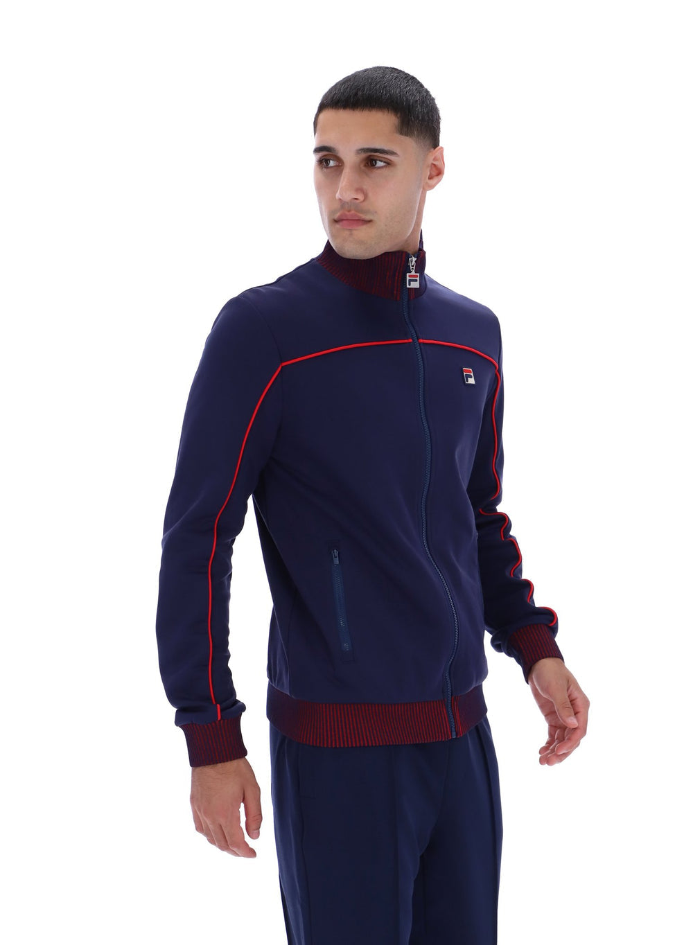Fila Zayn Lenticular Track Top - Fila Navy/Fila Red