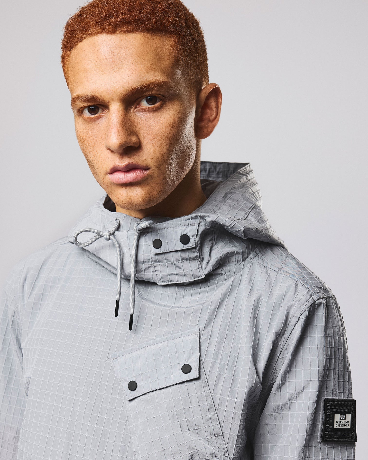 Weekend Offender Grohl Ripstop Overshirt - Smokey