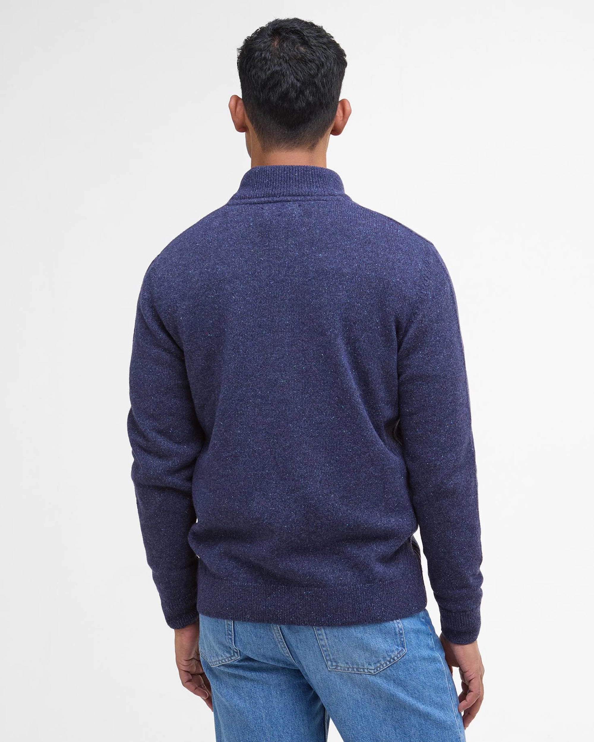 Barbour Tisbury Half Zip Sweater - Deep Blue