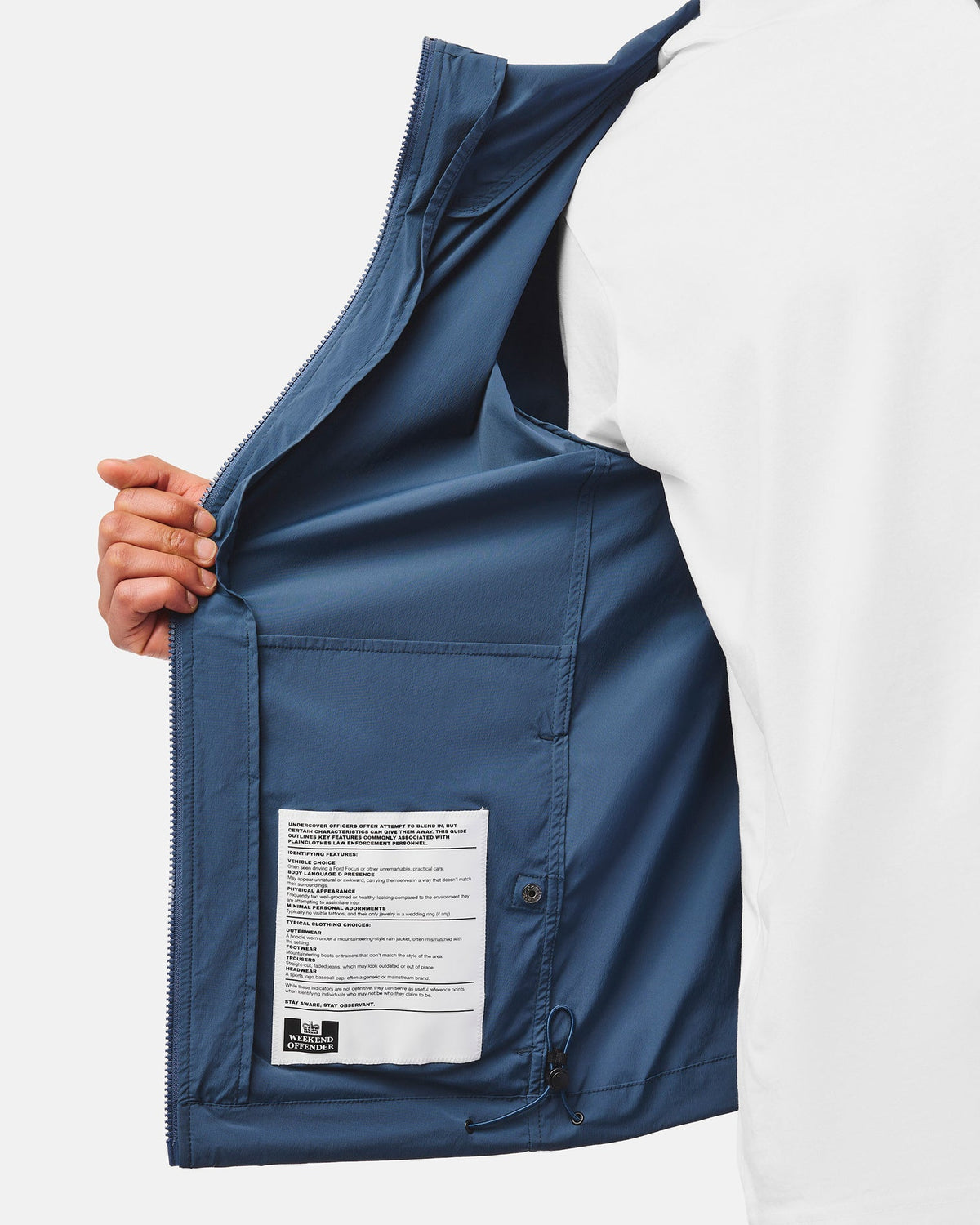 Weekend Offender Temara Technical Windbreaker - Lagoon