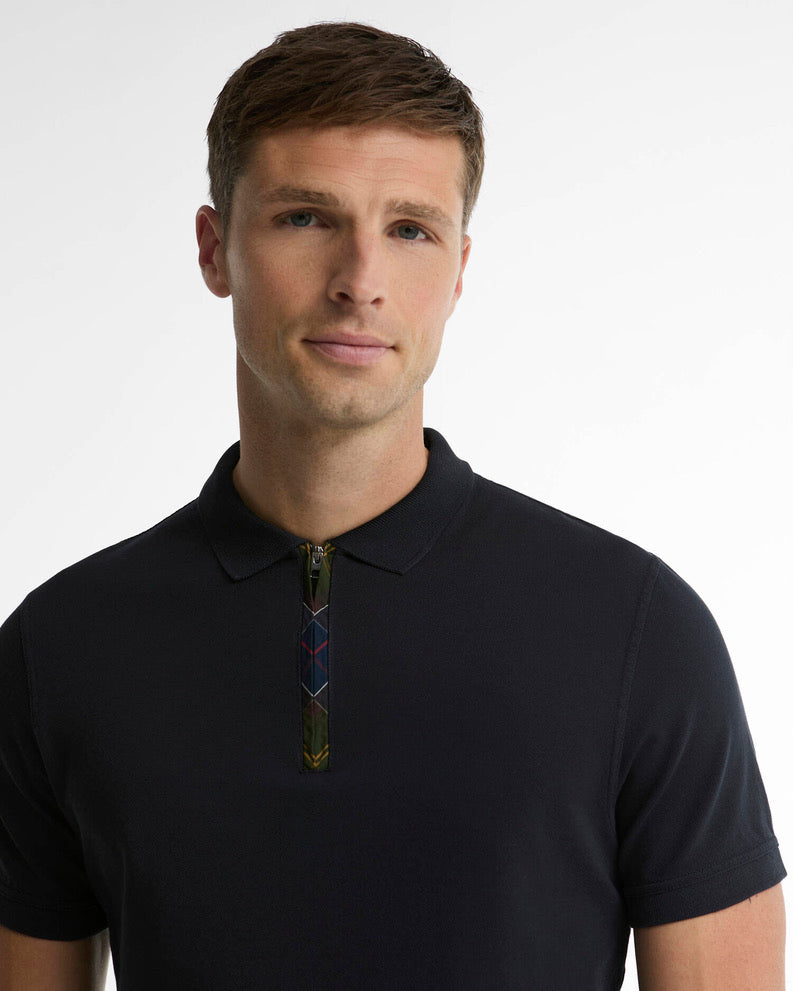 Barbour Stately Polo Shirt - Navy