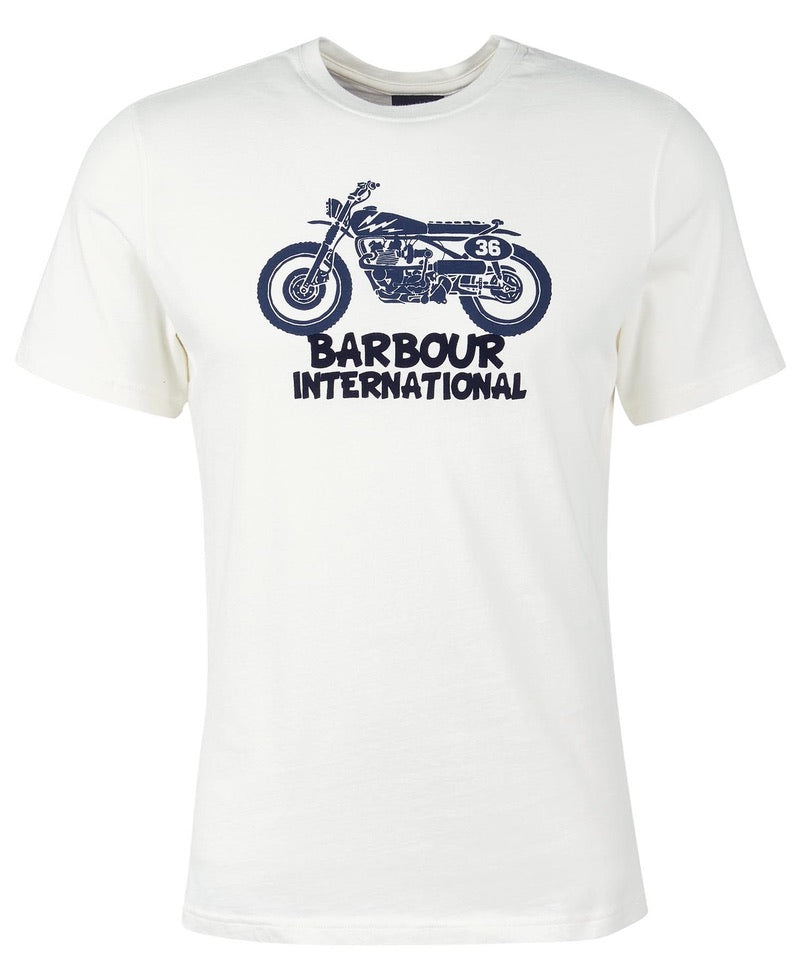 Barbour International Method T-Shirt - Whisper White