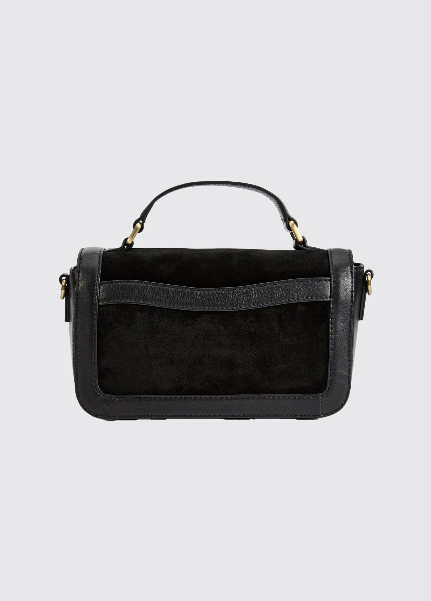 Dubarry Eadestown Structured handbag in suede and leather - Black