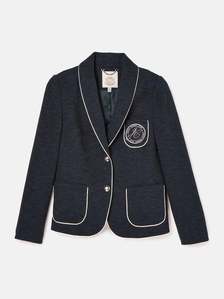 Joules Hartley Navy Shawl Collar Blazer