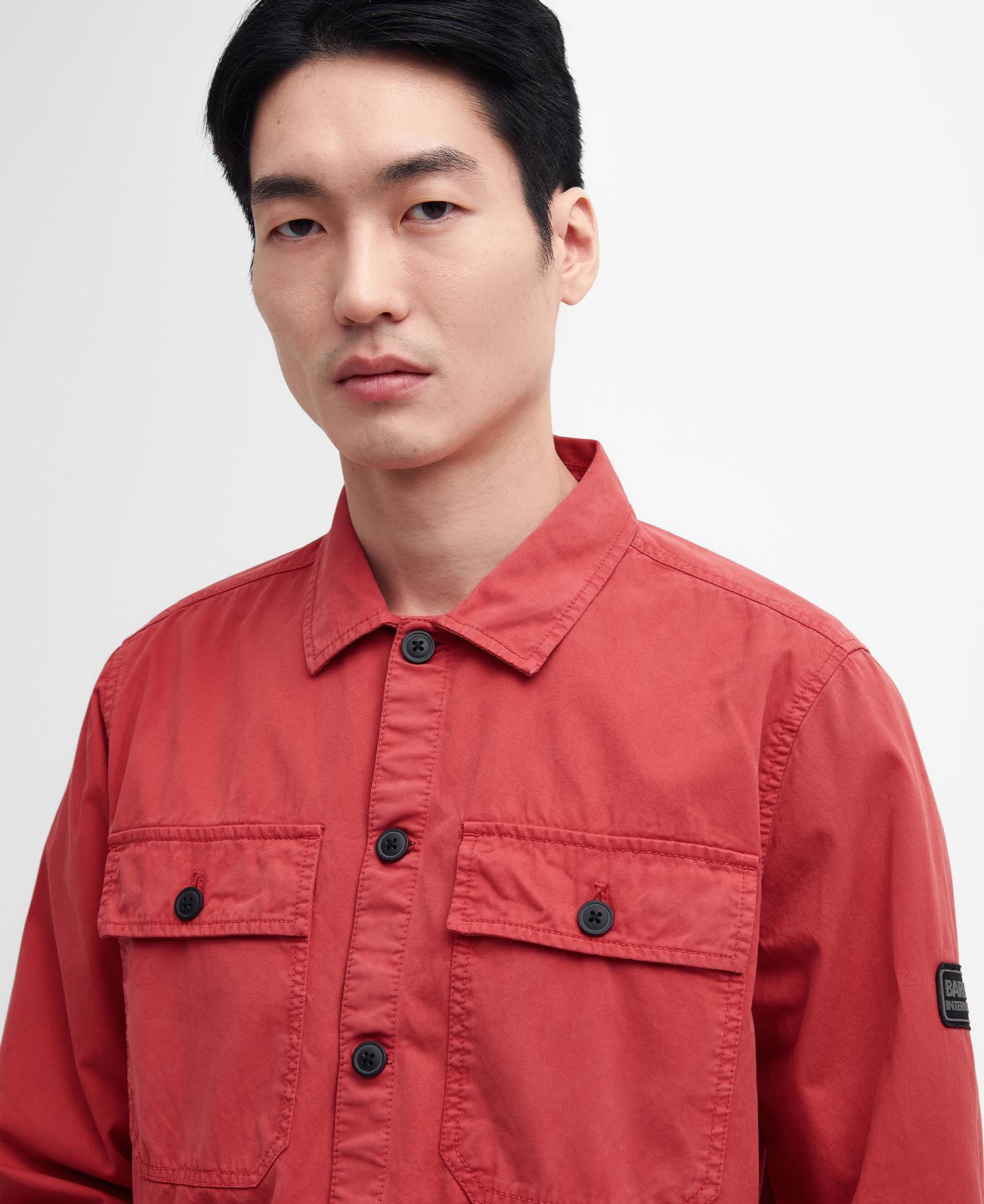 Barbour International Adey Overshirt - Mineral Red