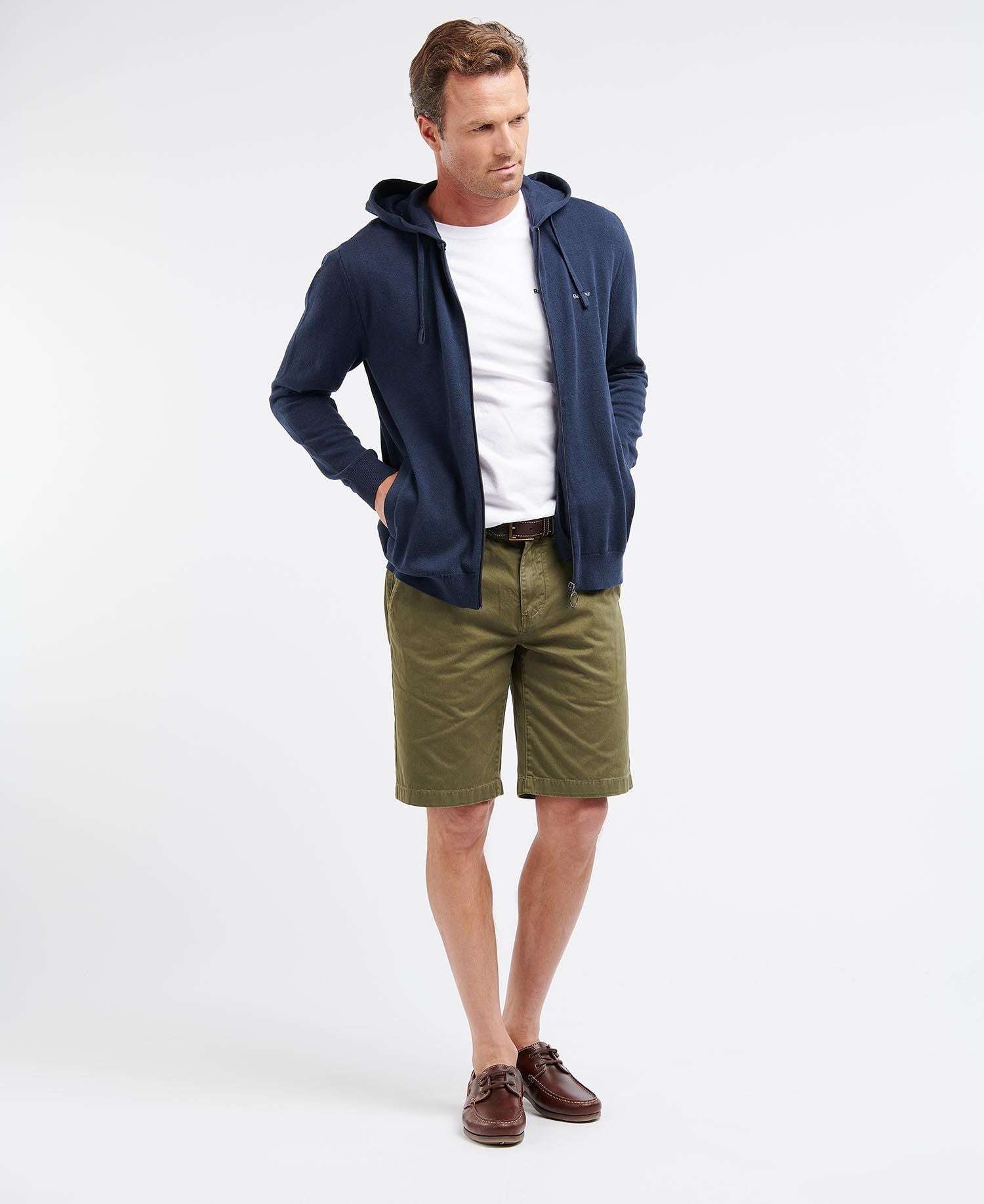 Barbour Neuston Twill Shorts - Ivy Green