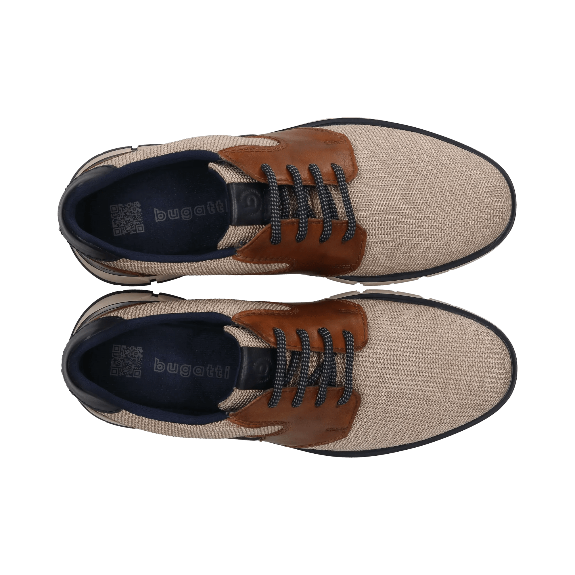 Bugatti Trainers - Beige/Cognac