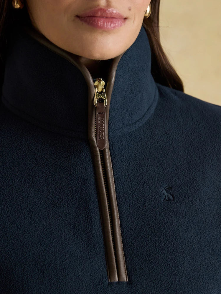 Joules Heritage Quarter Zip Fleece - Navy