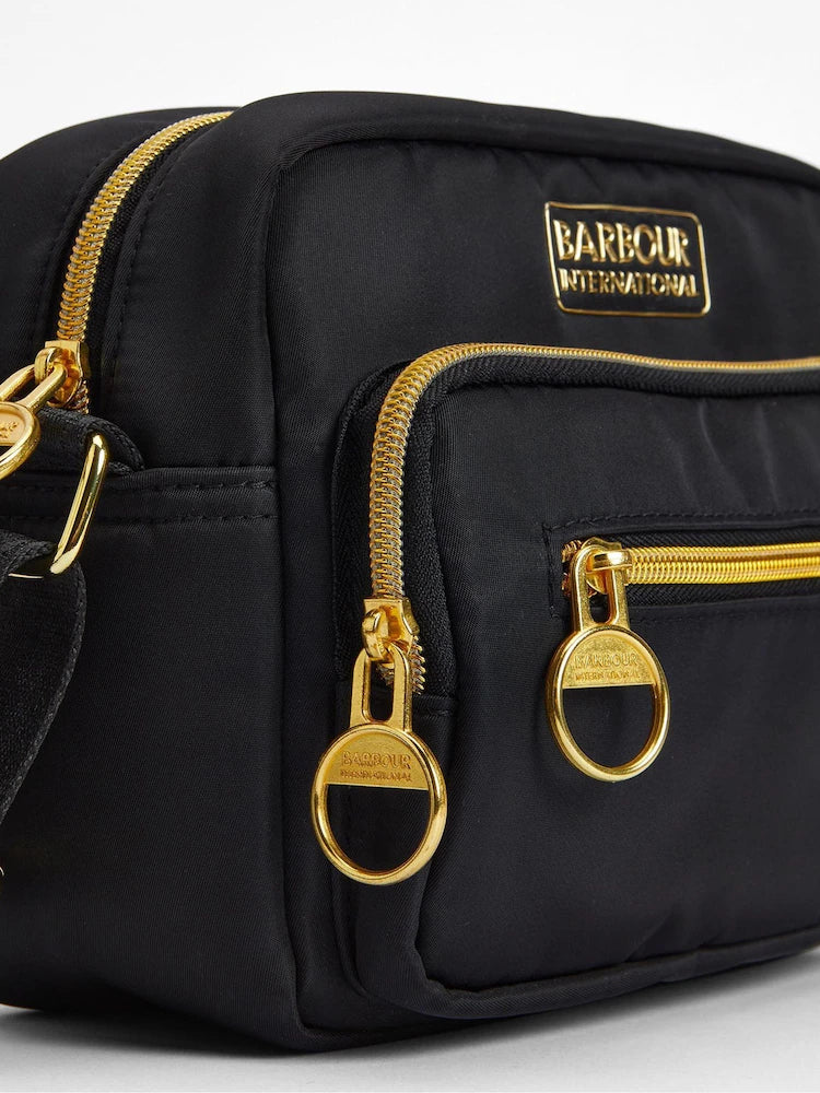 Barbour International Qualify Crossbody Bag - Black