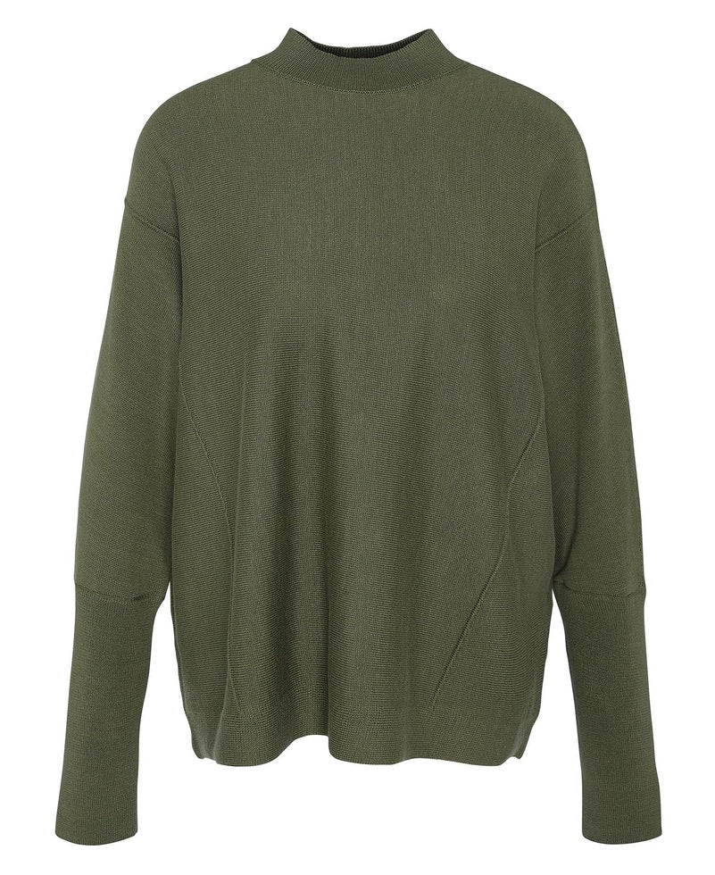 Barbour Roland Knitted Jumper - Green Smoke