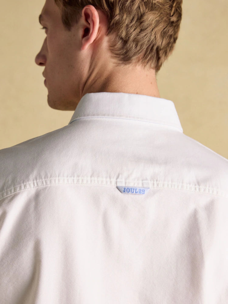 Joules White Classic Fit Oxford Shirt
