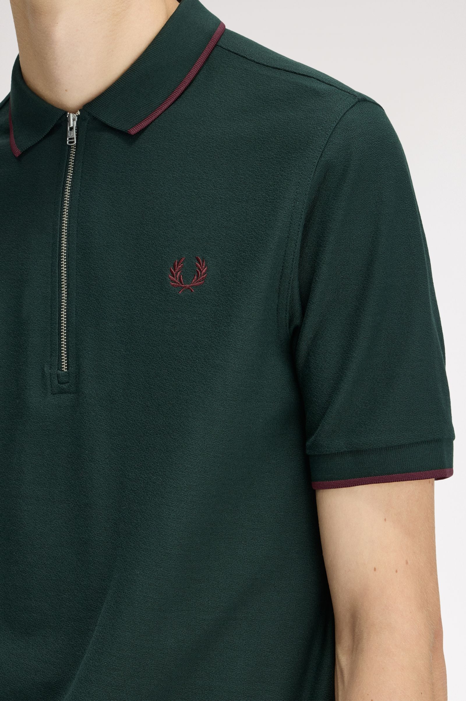 Fred Perry Crepe Polo Shirt - Grassroots