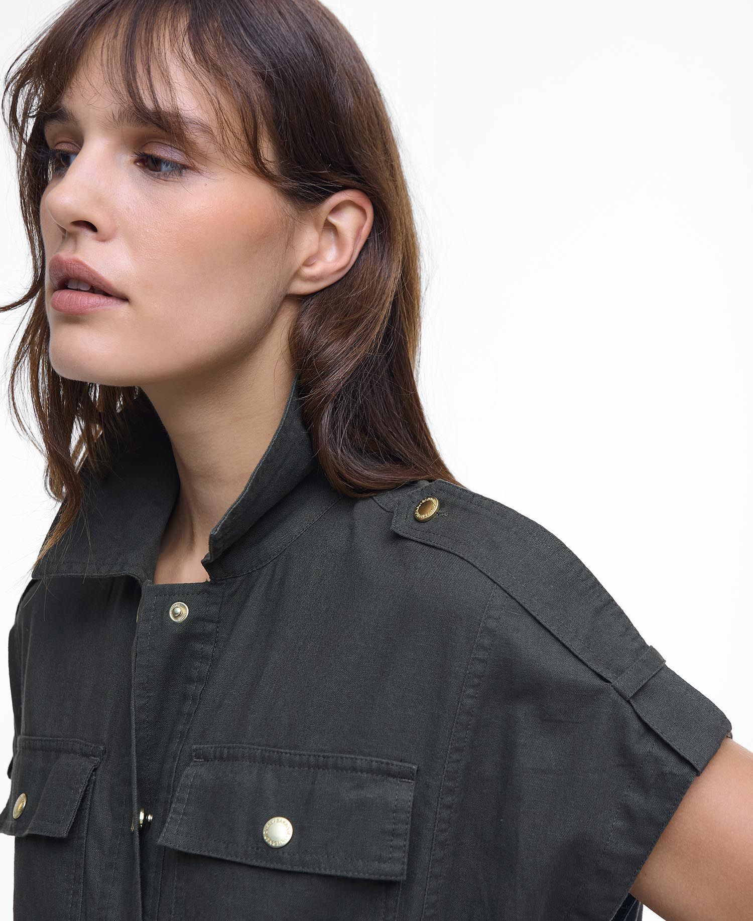 Barbour International Harlow Midi Dress - Envy